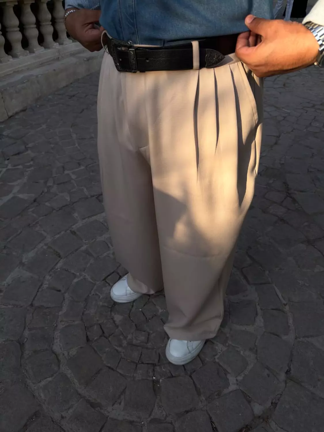 Classic Wide-Leg pants - Beige  3