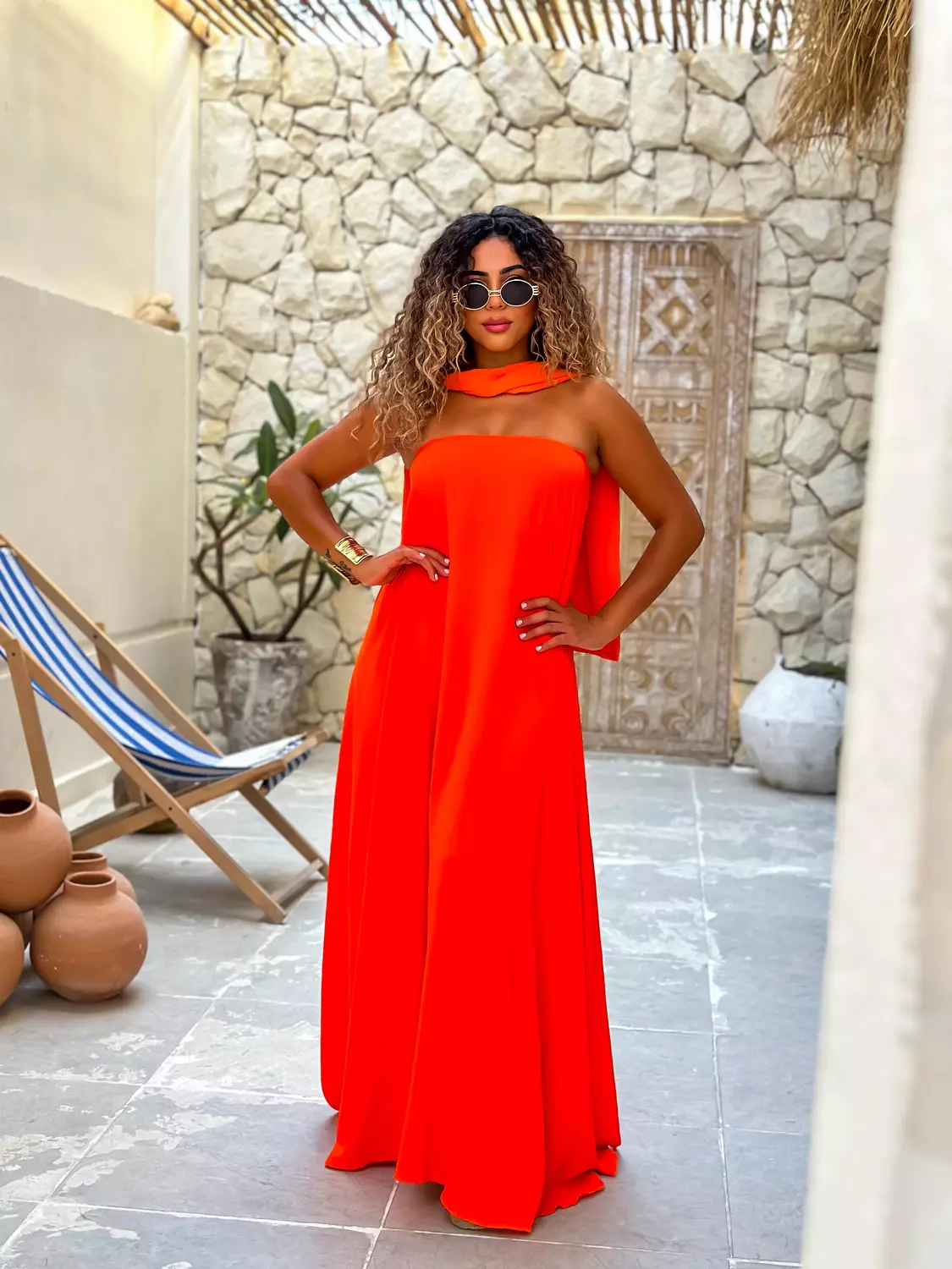 Scarf dress  image