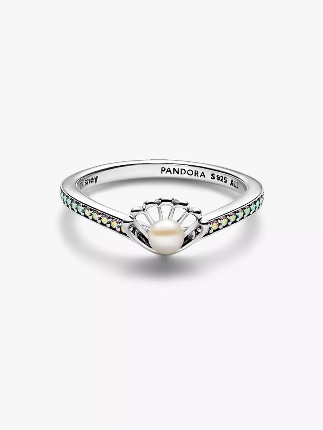 Disney Princess Ariel Shell Treated Freshwater Cultured Pearl Ring 2