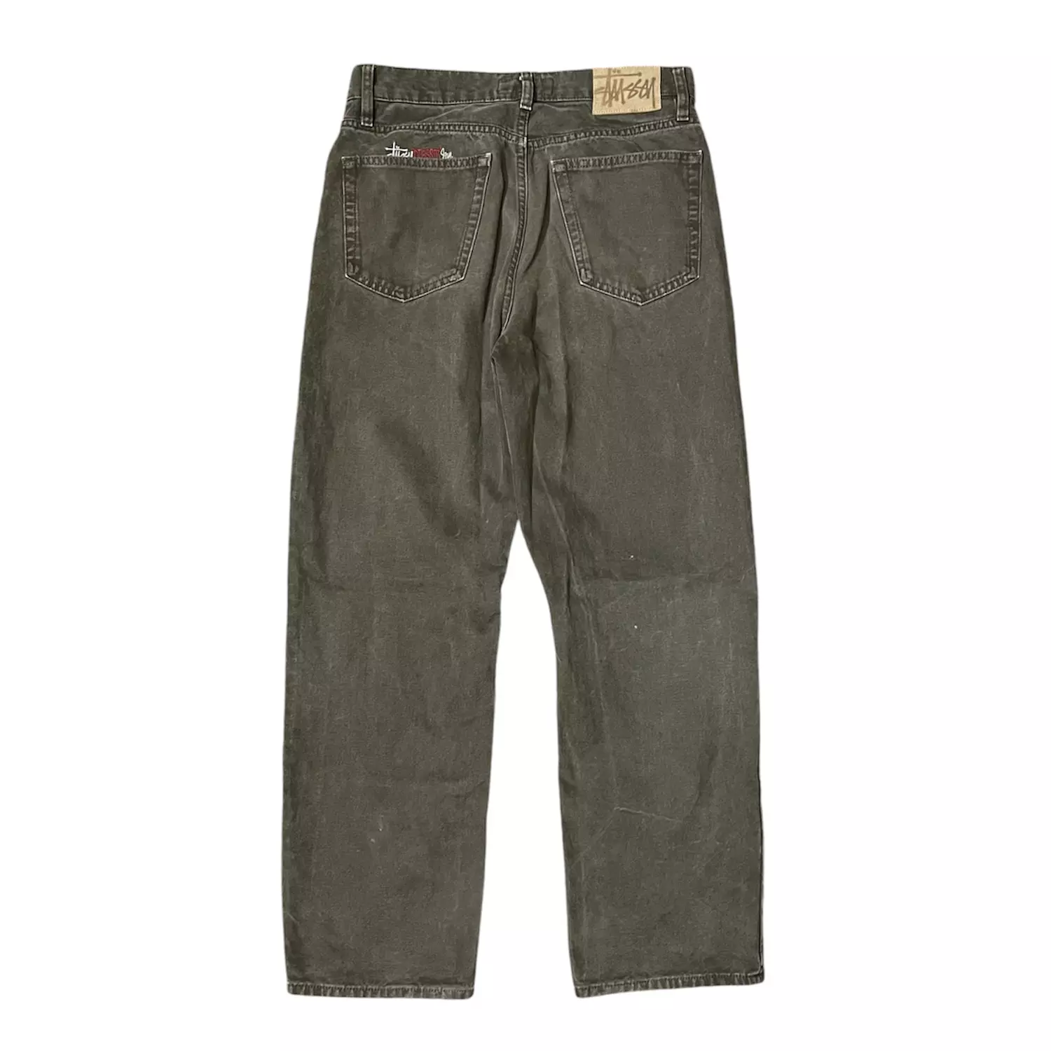 Stüssy embroidery Brown Pants image