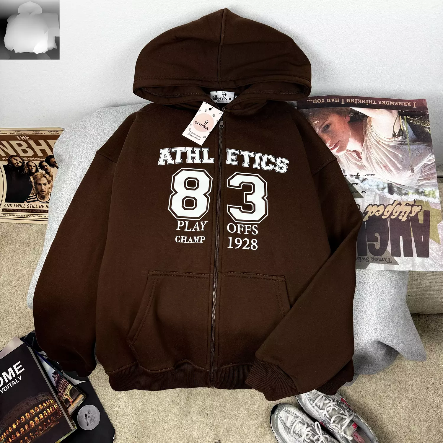 Athletic Zip-up Hoodie 3
