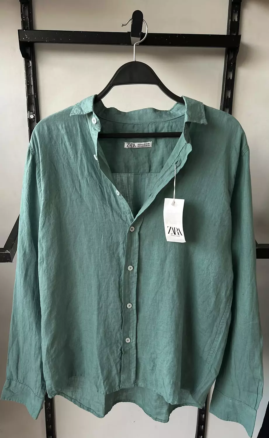 Zara Relaxed Linen Blend Overshirt image