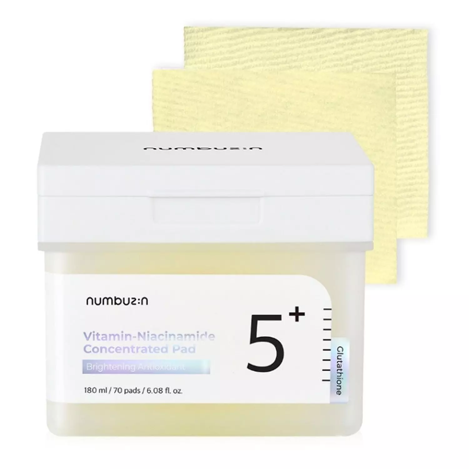 Numbuzin  No.5+ Glutathione Vitamin Concentrated Toner Pads (70Pads) image