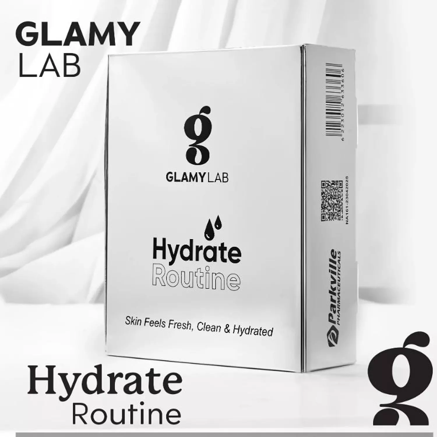 OFFER-GLAMY LAB HYDRATE ROUTINE FOAM CLEANSER+HYDRA CREAM 1