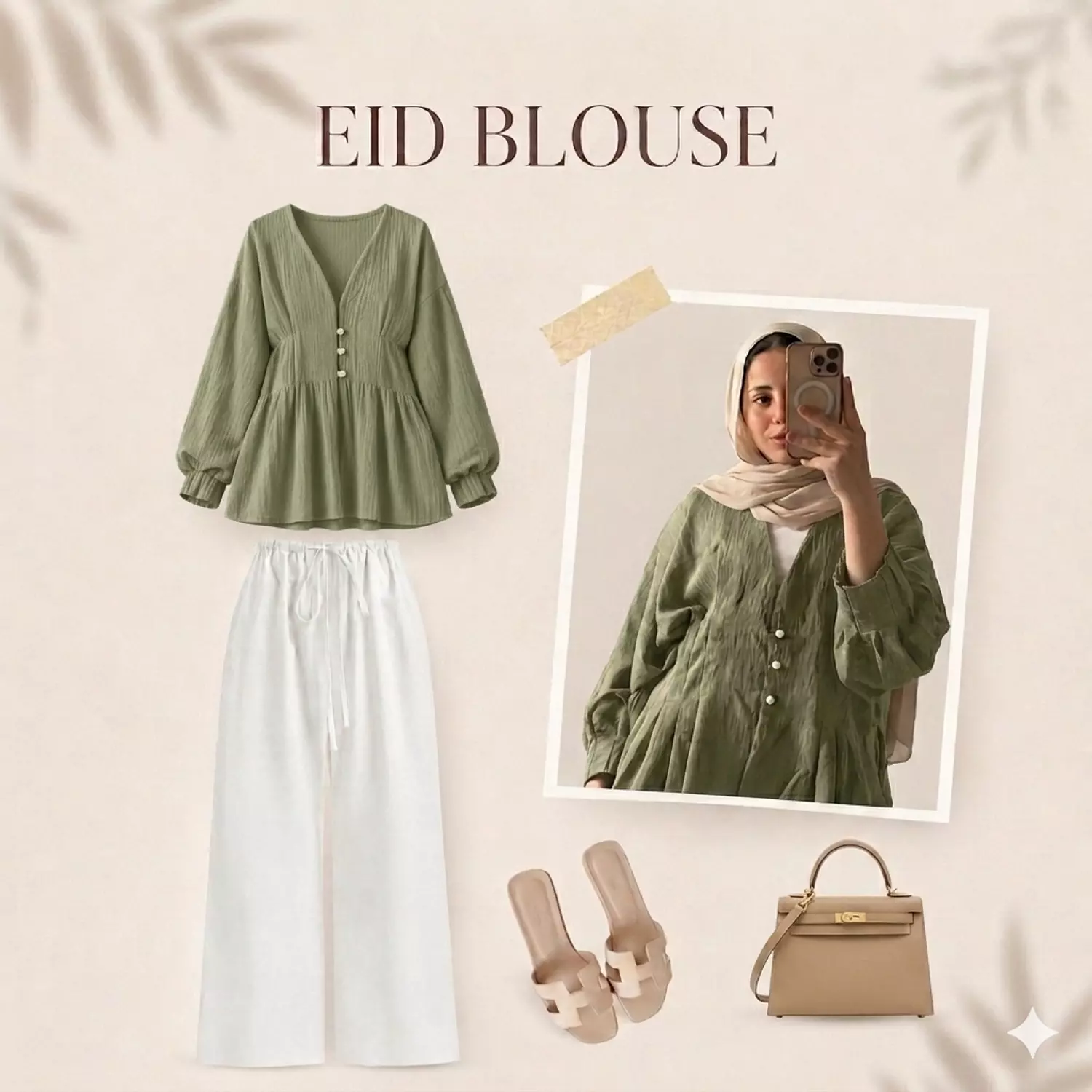 Button waist blouse 7
