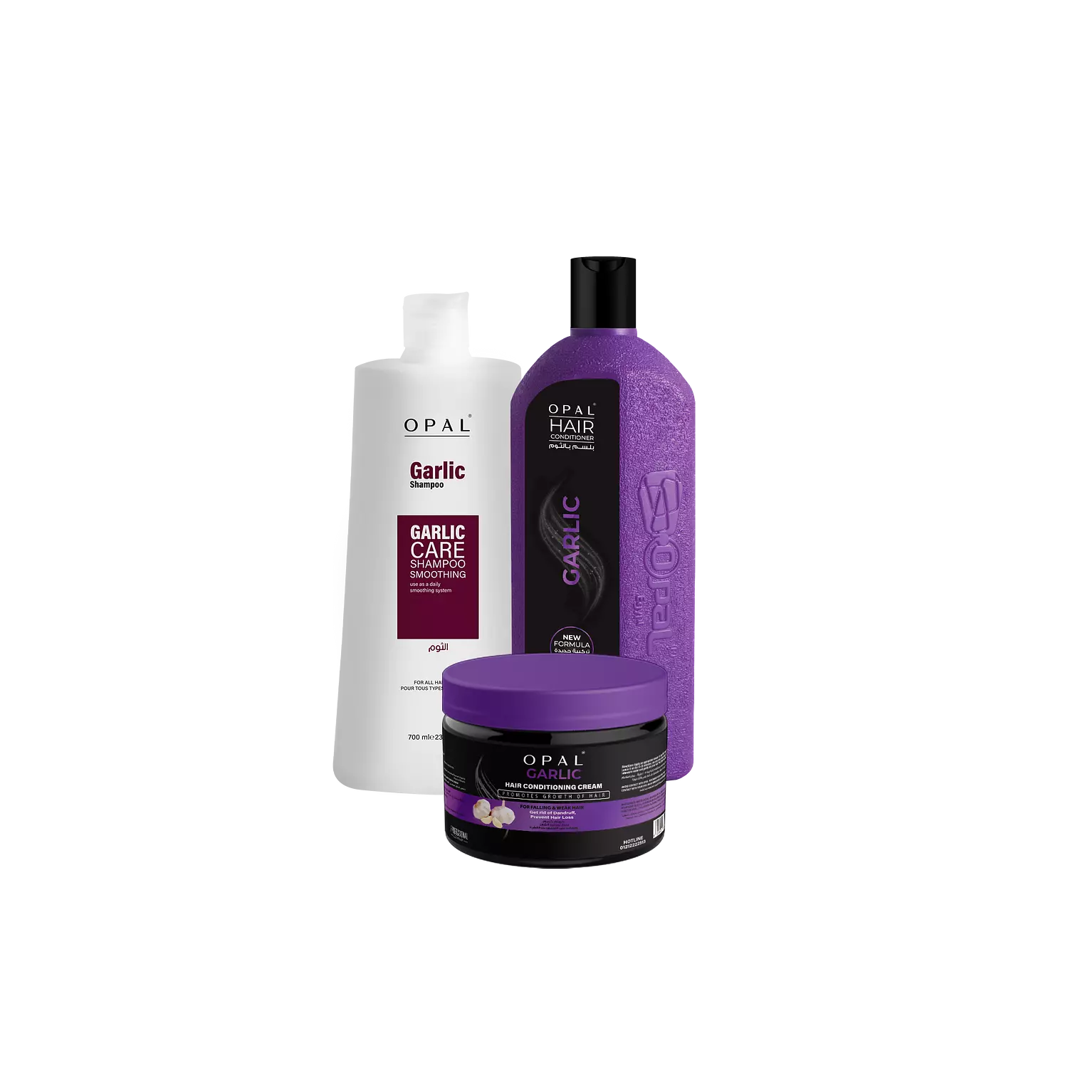 Garlic hair care set  image