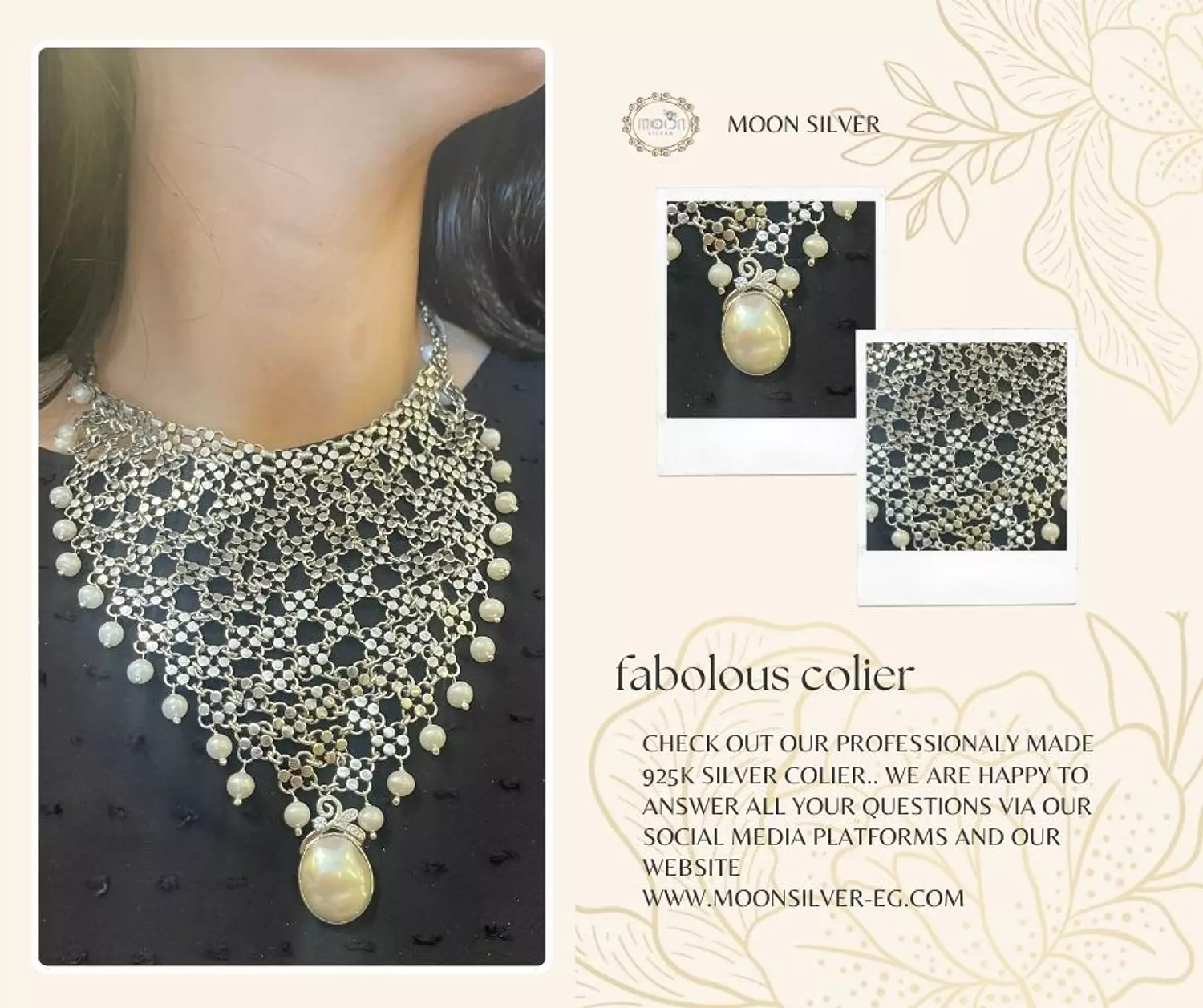 fabulous collier with pearls