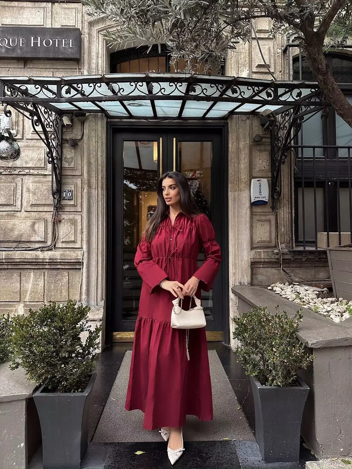 Relaxed Long Sleeve Dress 5