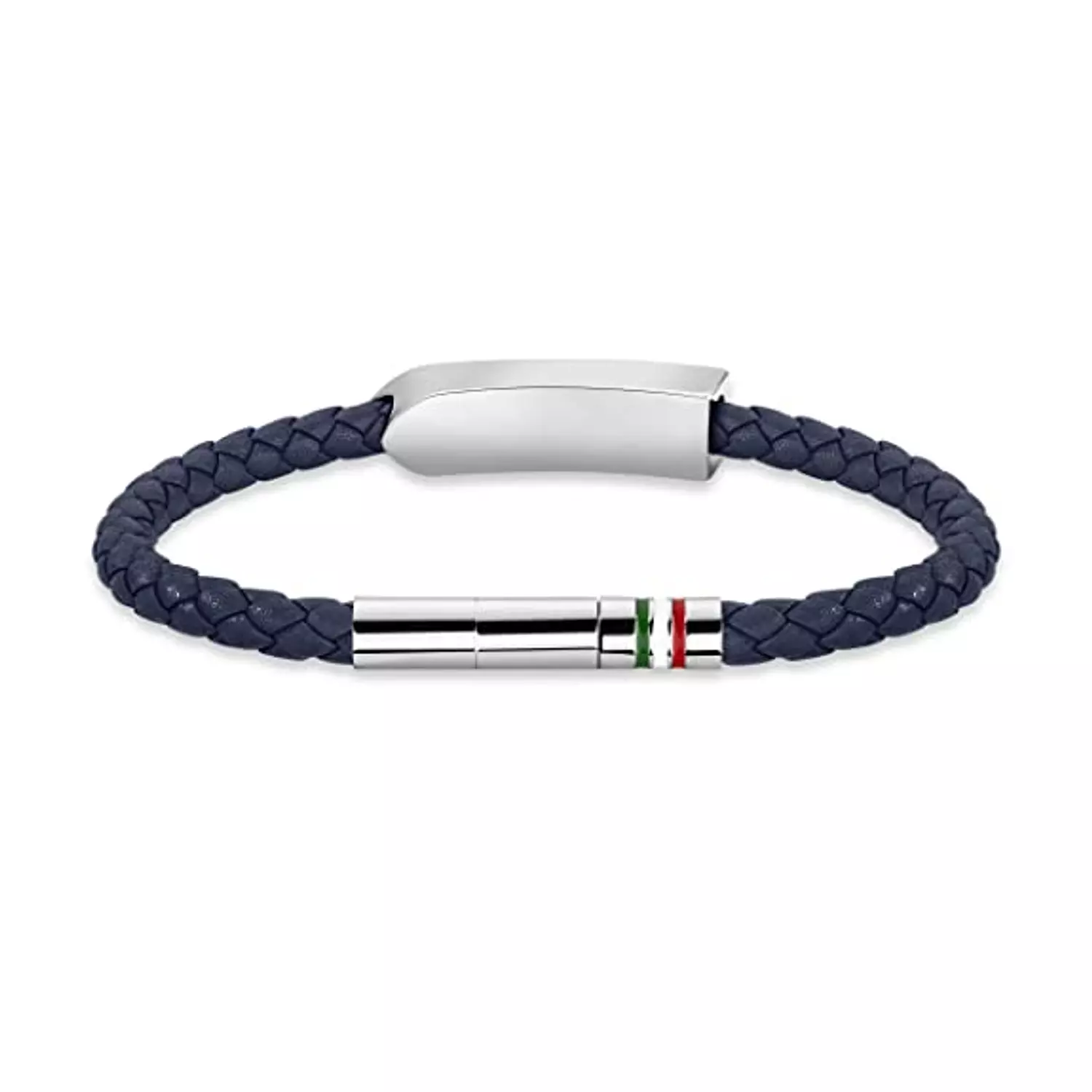 Ducati - DTAGB2137401 - PUNTA BLUE LEATHER WITH Stainless Steel BRACELET 1