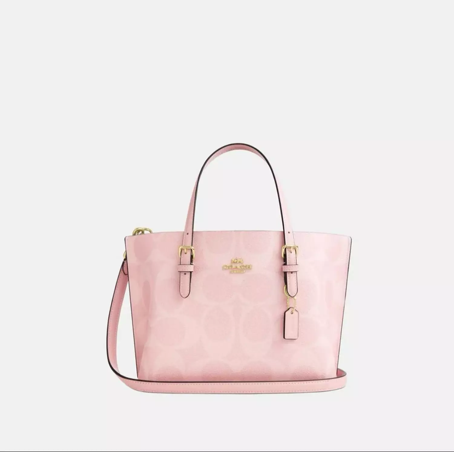 Coach Mollie Tote Bag 25 In pink image