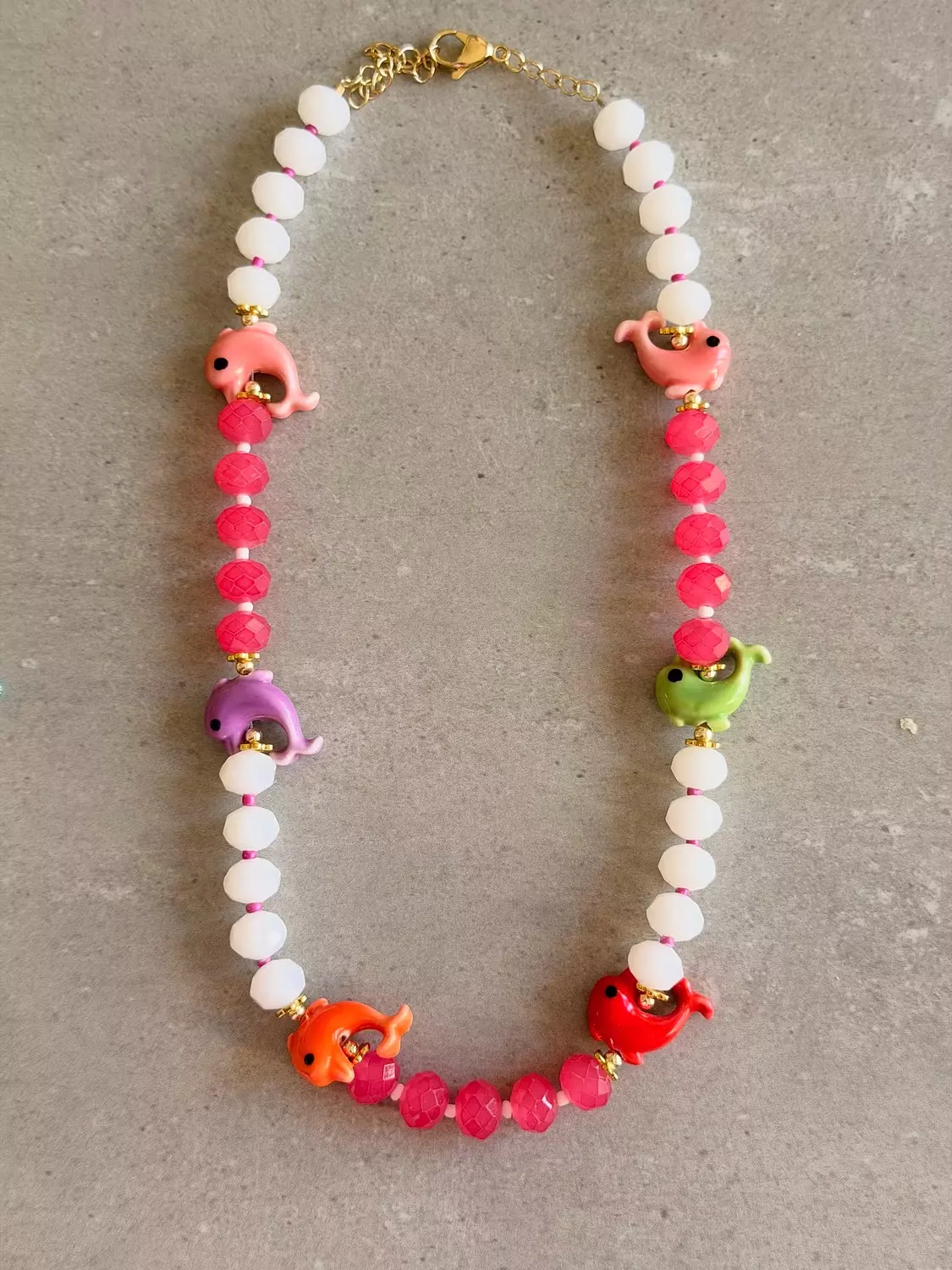 Dolphins Charms Necklace image