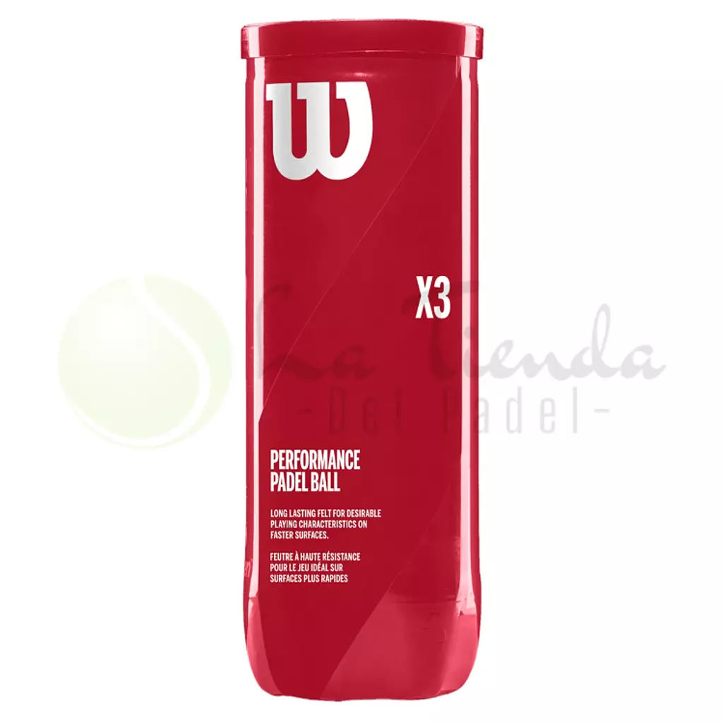 Wilson X3 Performance Padel Balls