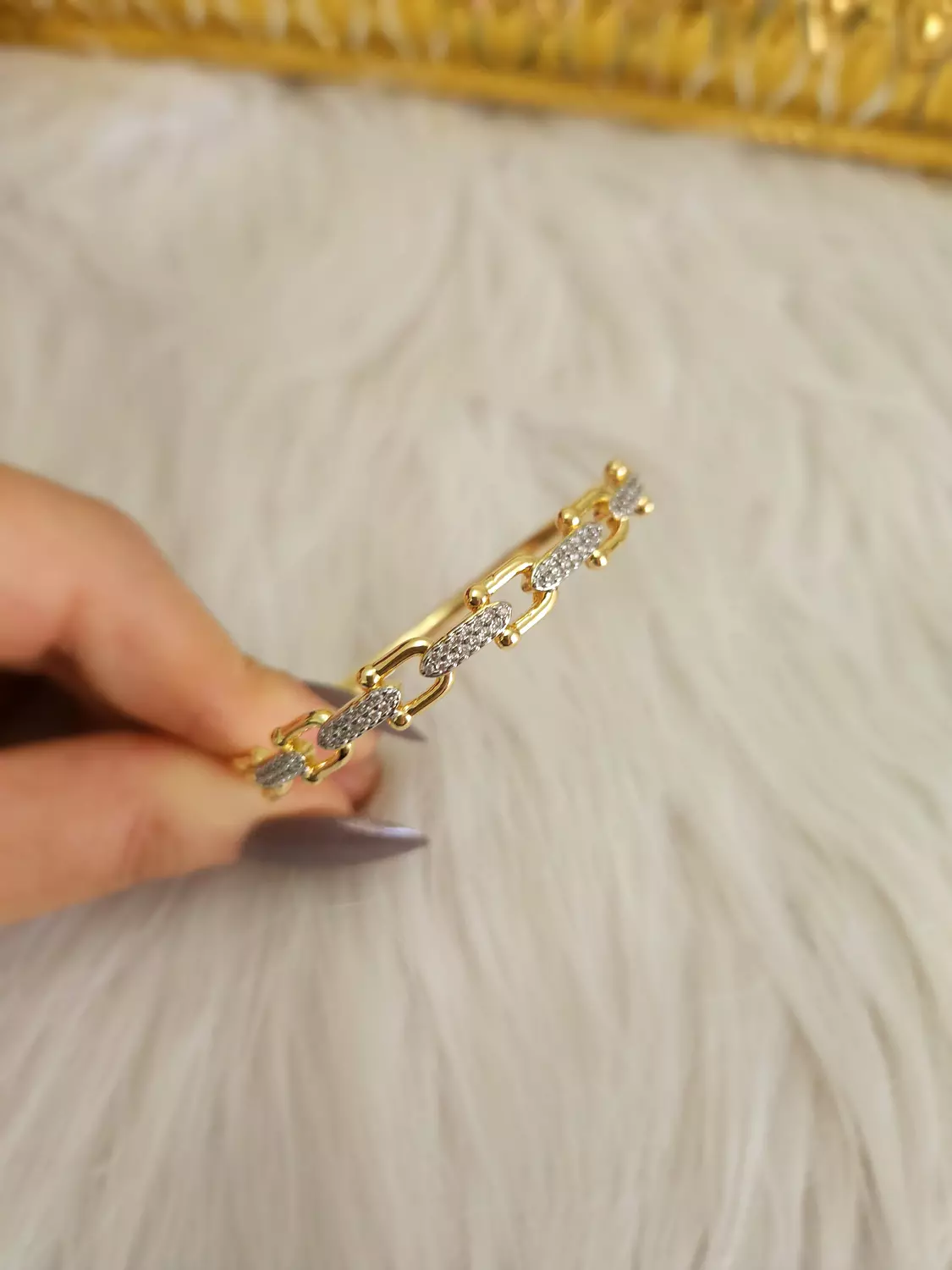 Bracelet gold plated B10 3