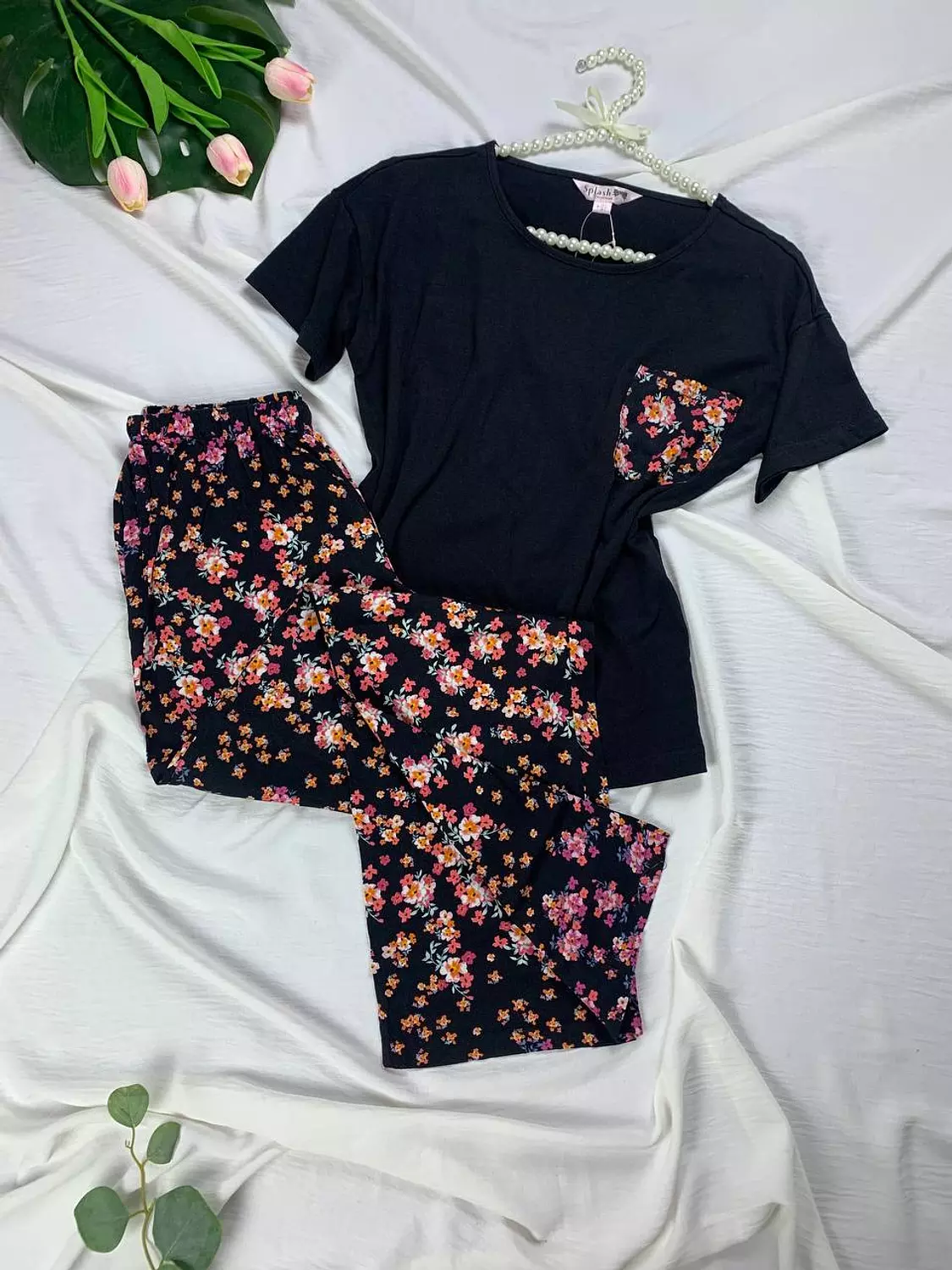 Pure cotton pijama set from splash hover image