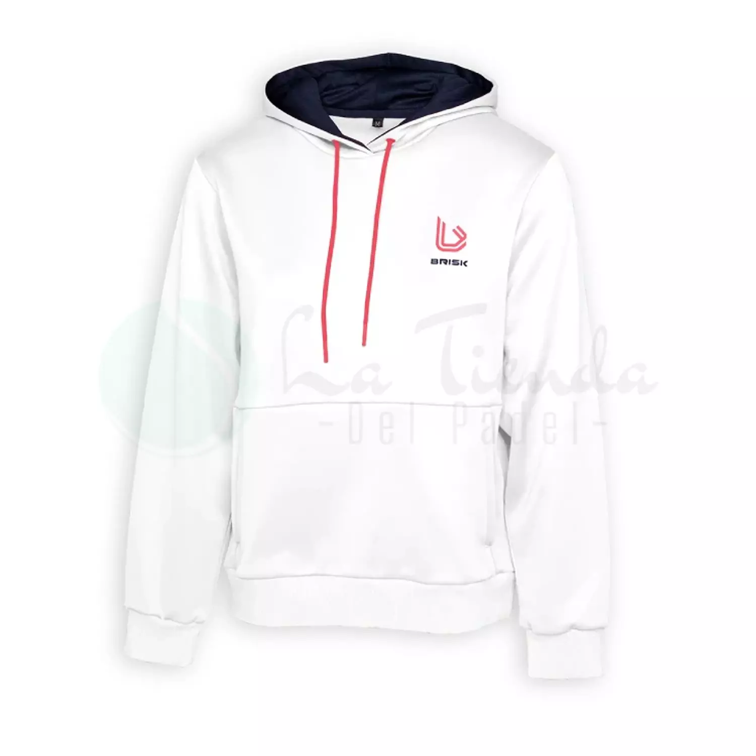 Brisk White Hoodie - Man image