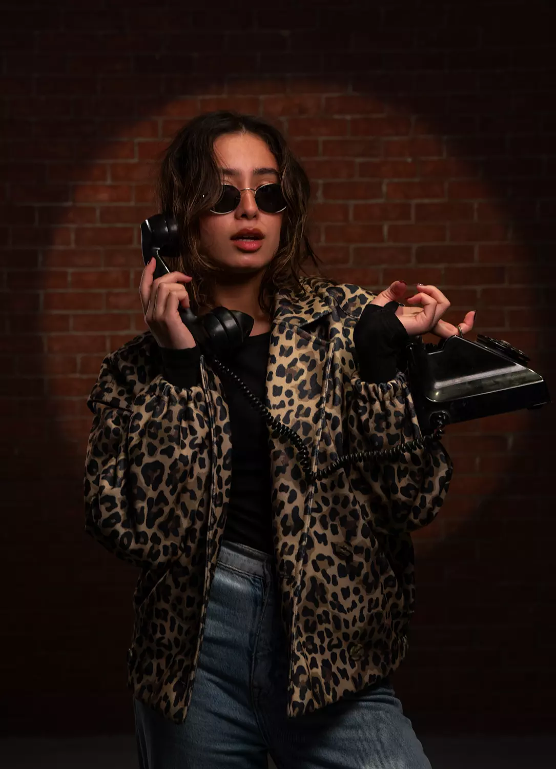 Leopard Gabardine Jacket image