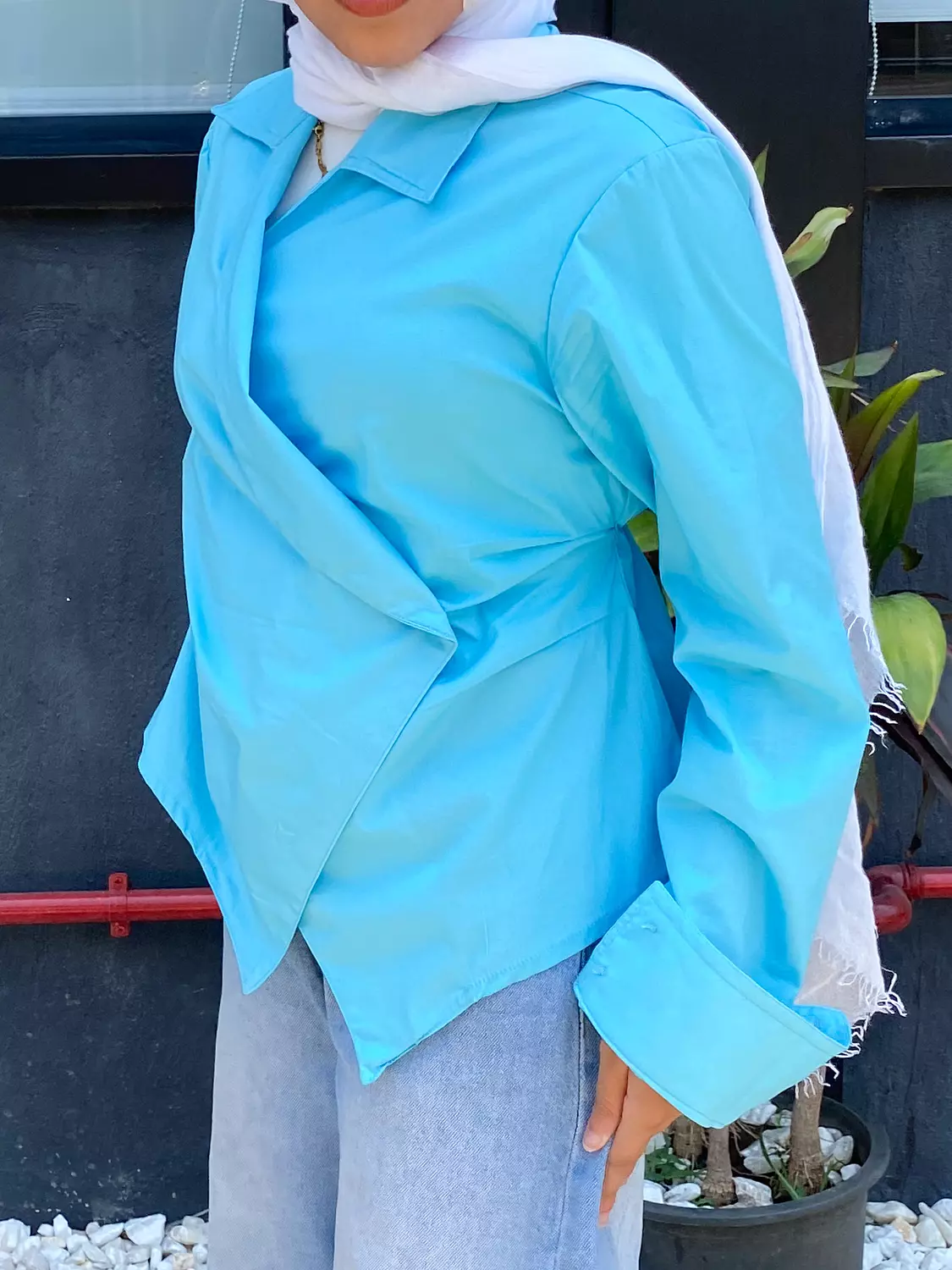 Veya Blouse Baby Blue  16
