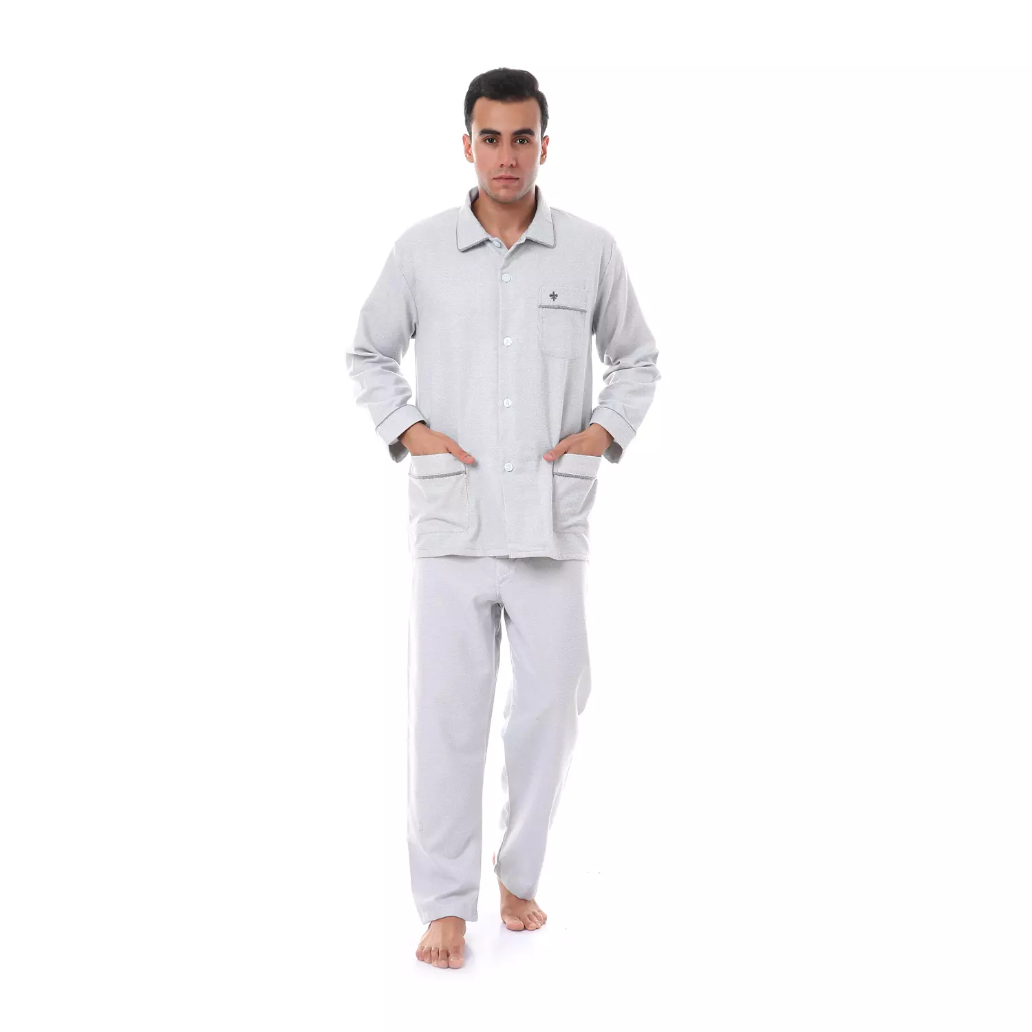 Shorto Classic Kastoor Pajama - 2346 - Light Grey