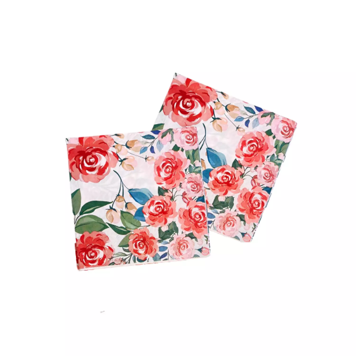 Pink Flowers Napkins image