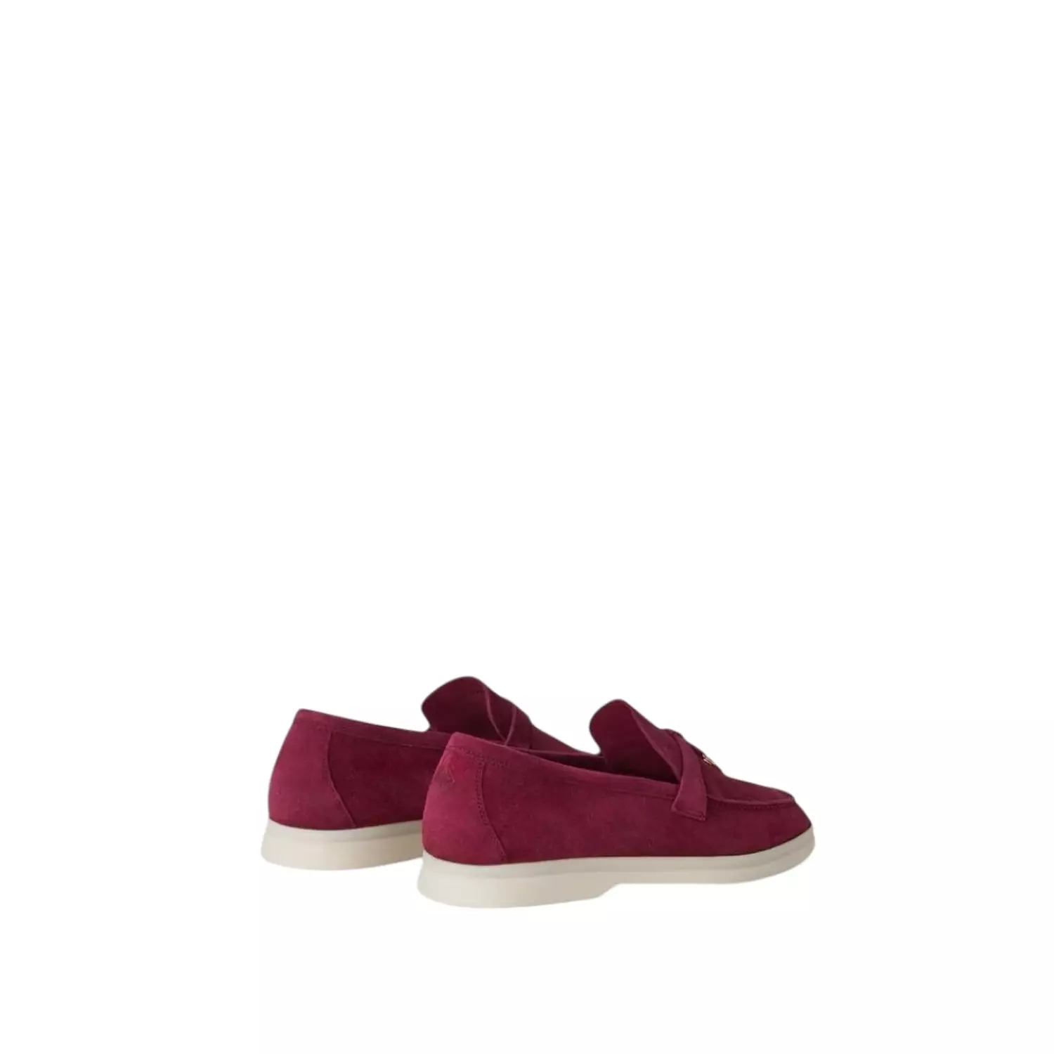 Loro Piana Summer Charms Walk Loafer Suede Bright Amaranth 4