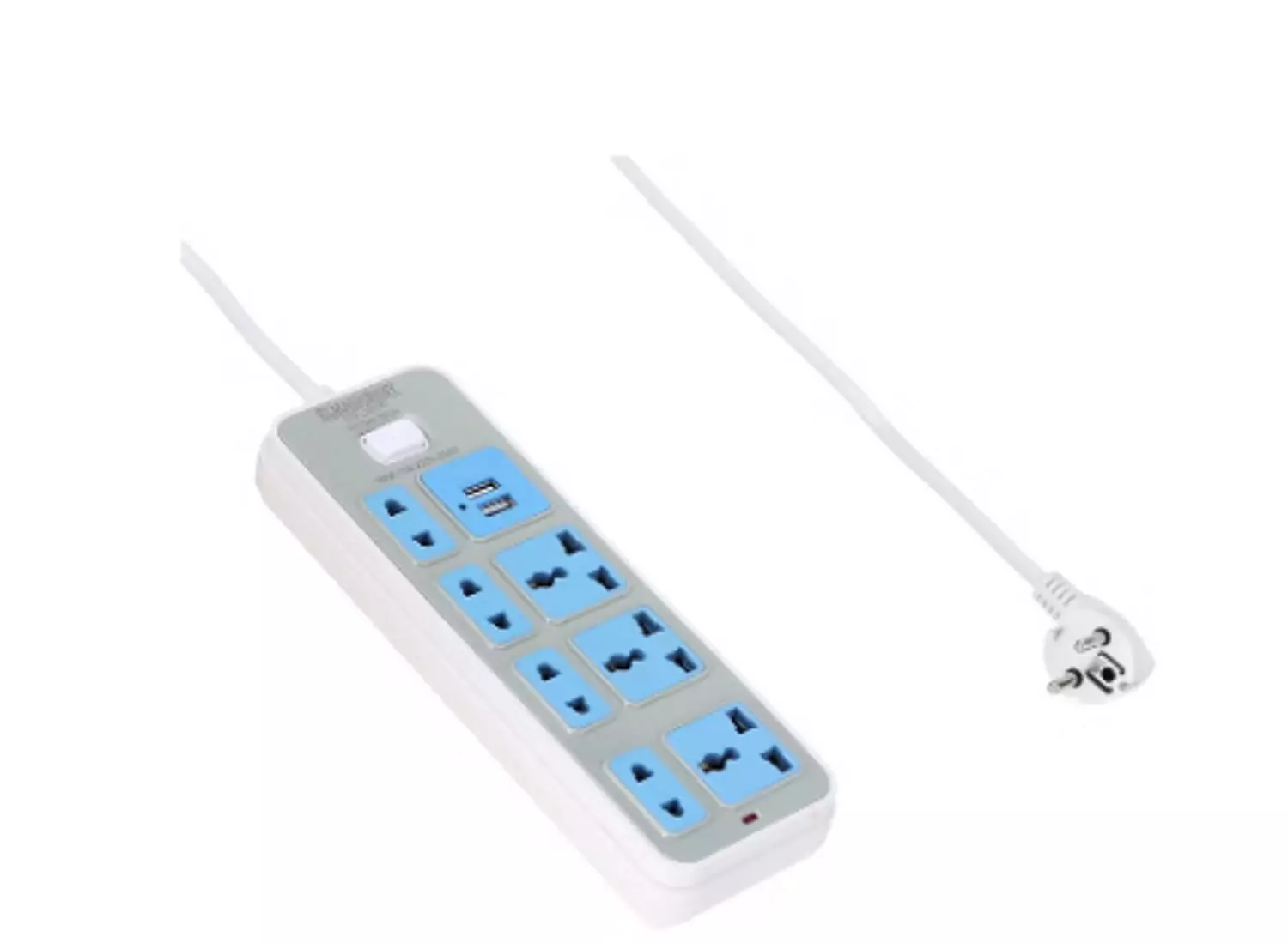 POWER STRIP ELMAGHRABY 7PORT +2USB 2