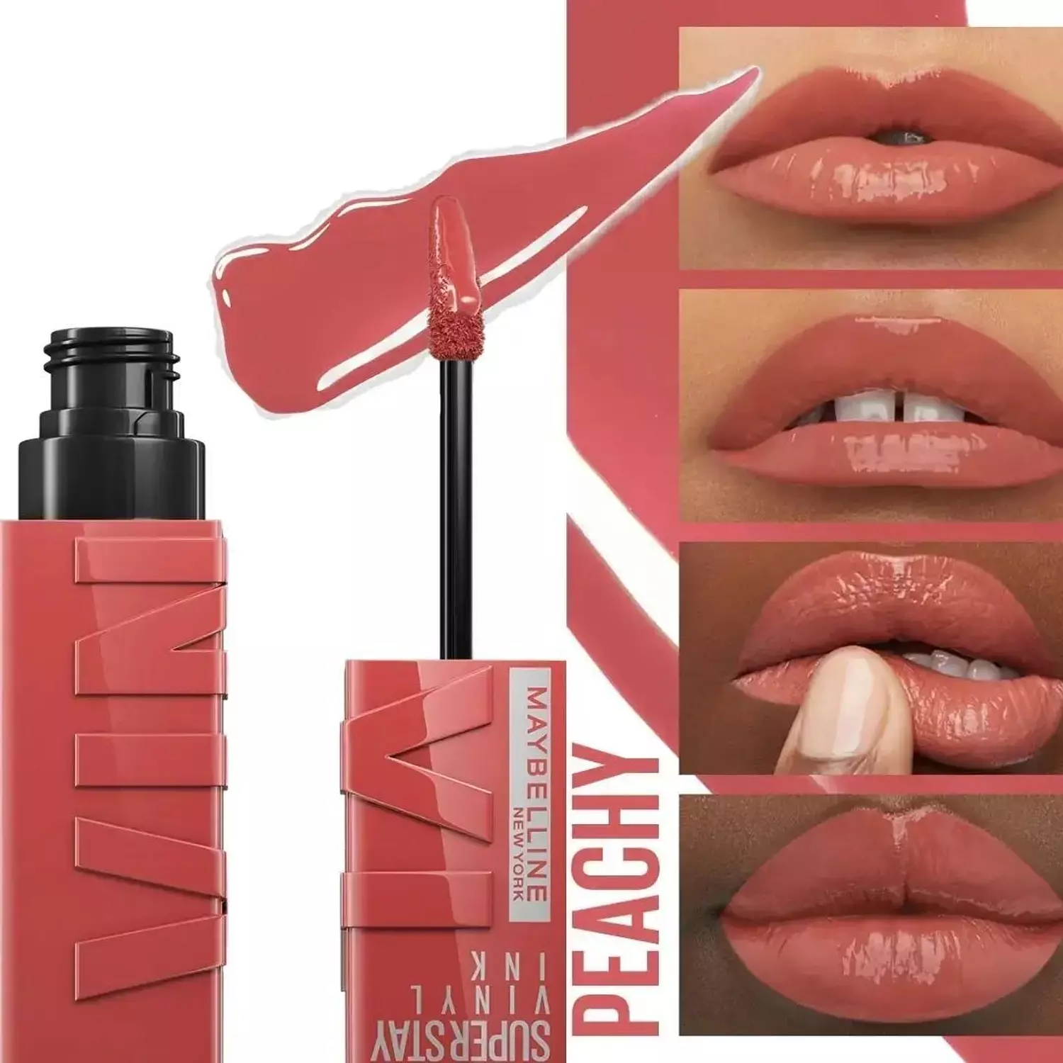 Maybelline - SuperStay Vinyl Ink Liquid Lipstick - 15: Peachy image