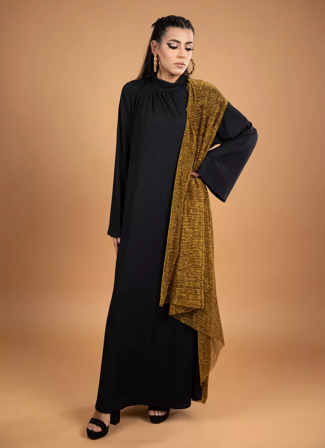 Golden Empire Dress  1