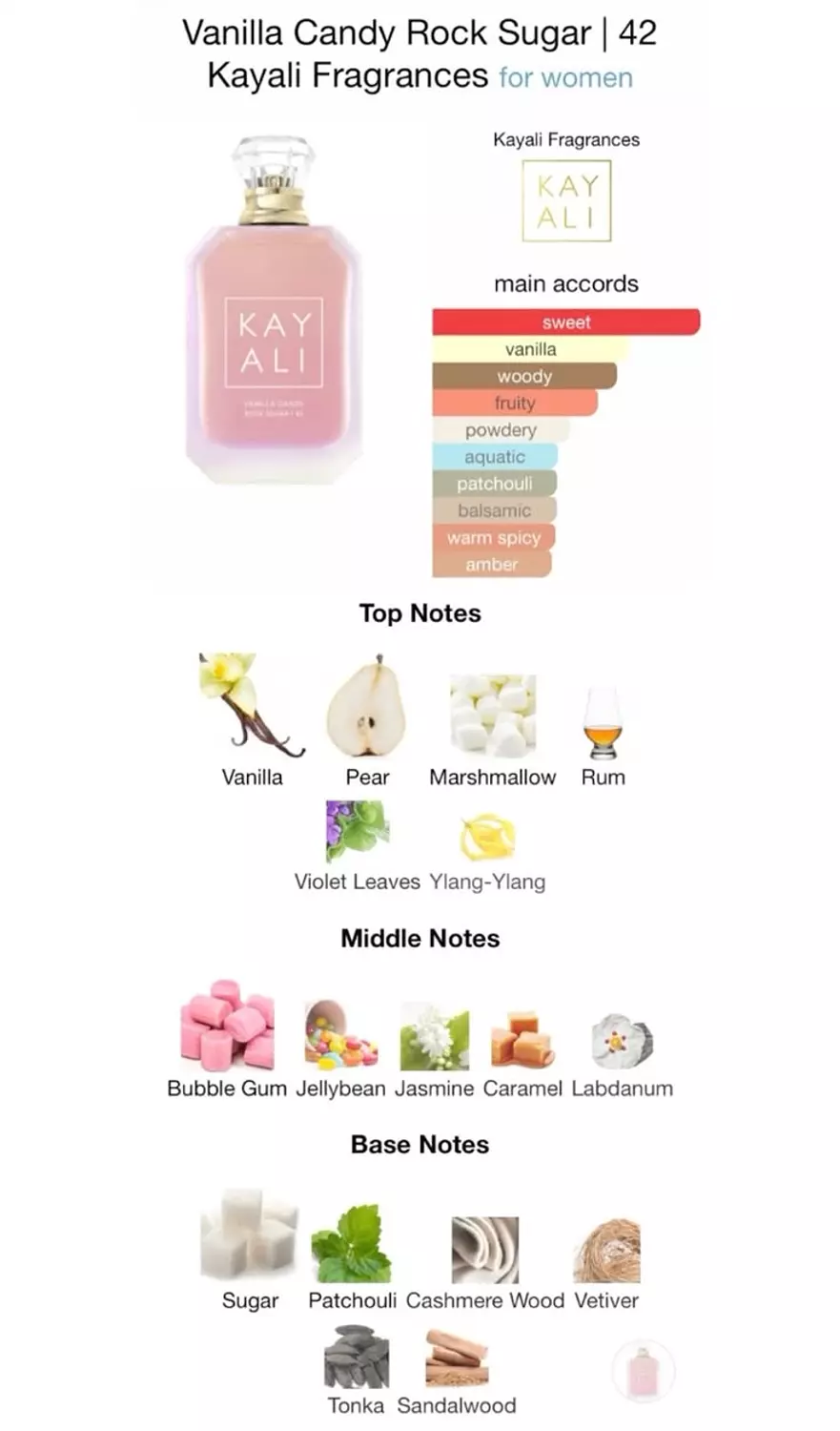 kayali vanilla candy rock sugar 42 / 100 ml 1