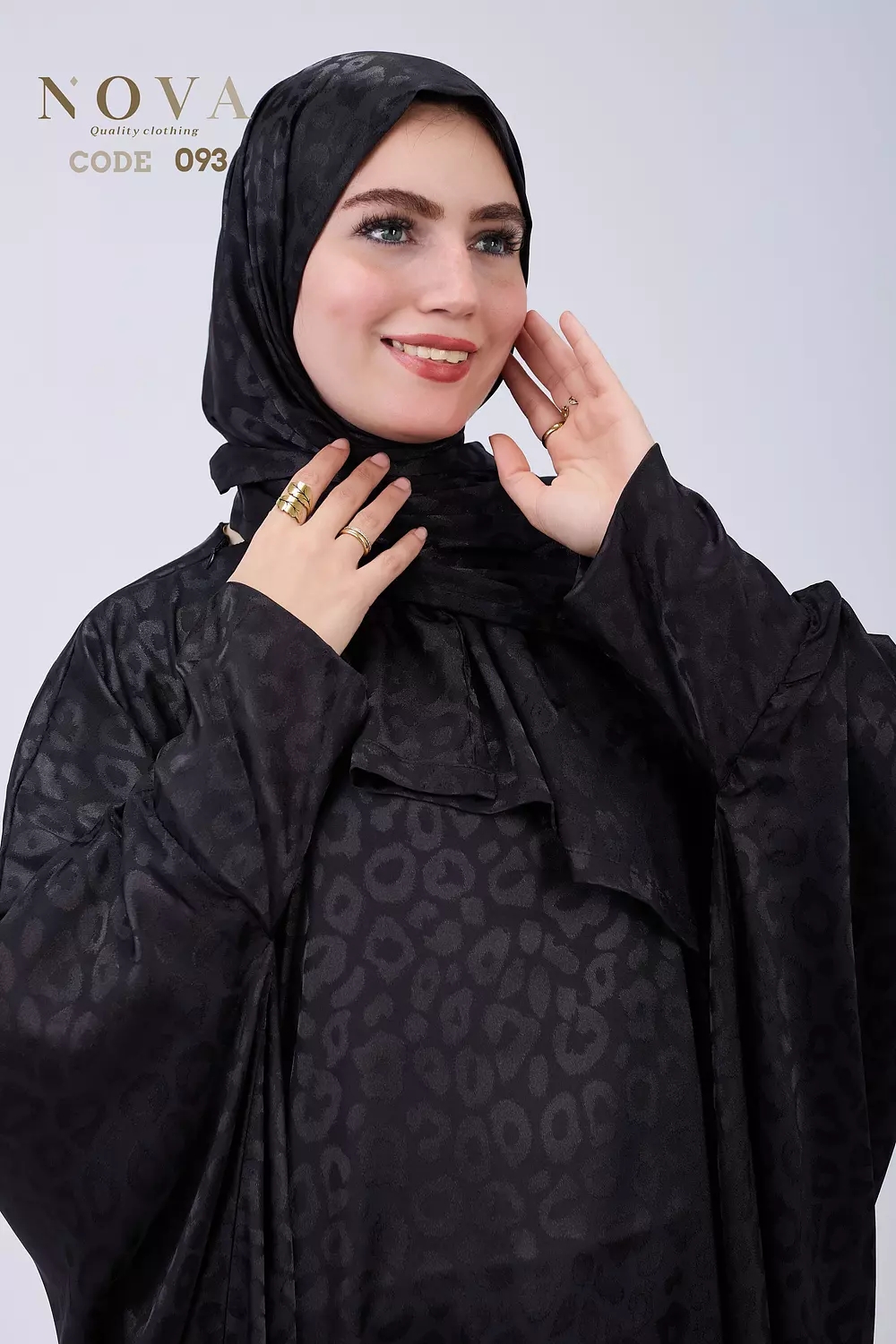 Black Jacquard Butterfly 2