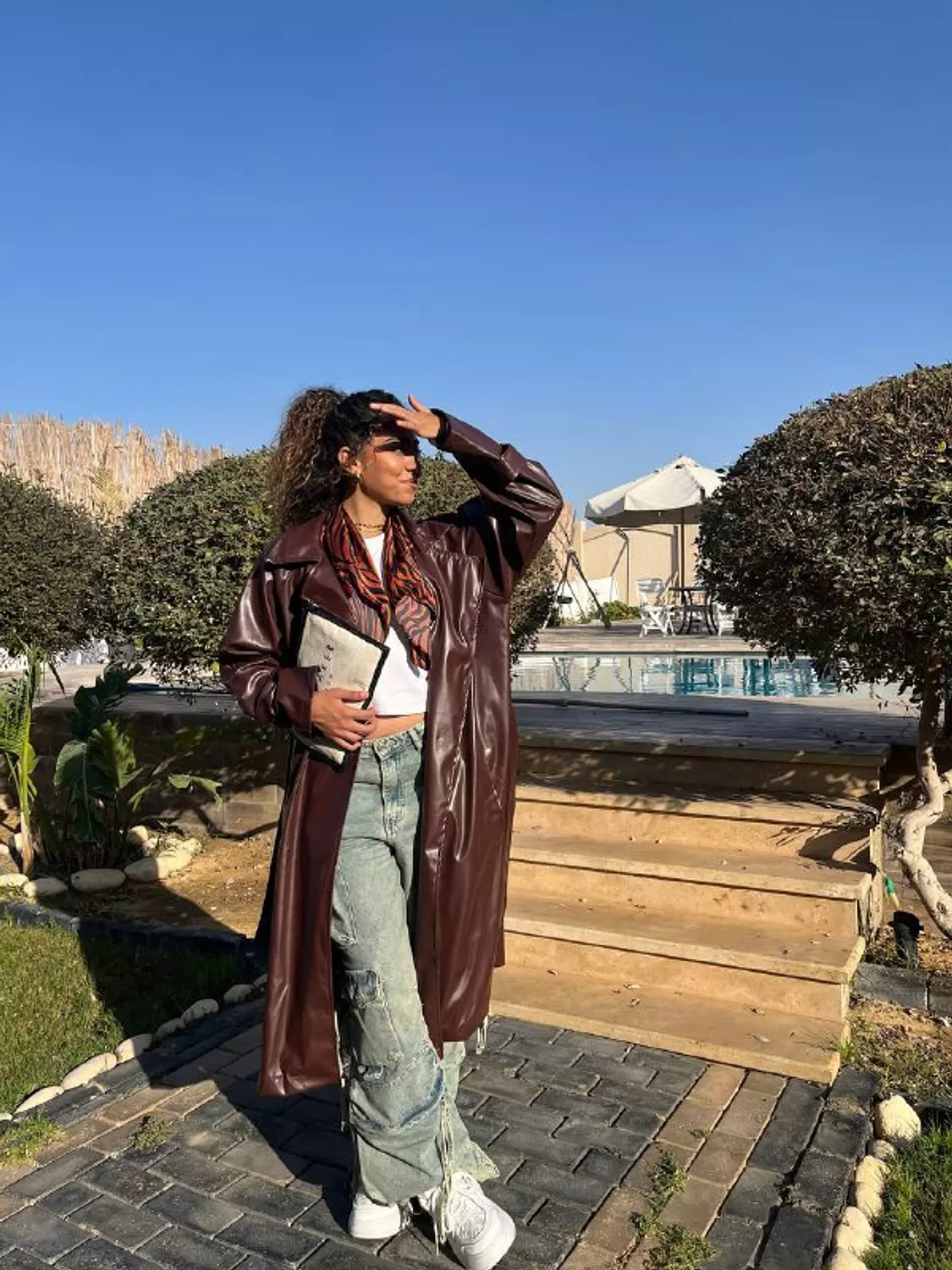 Leather Coat image