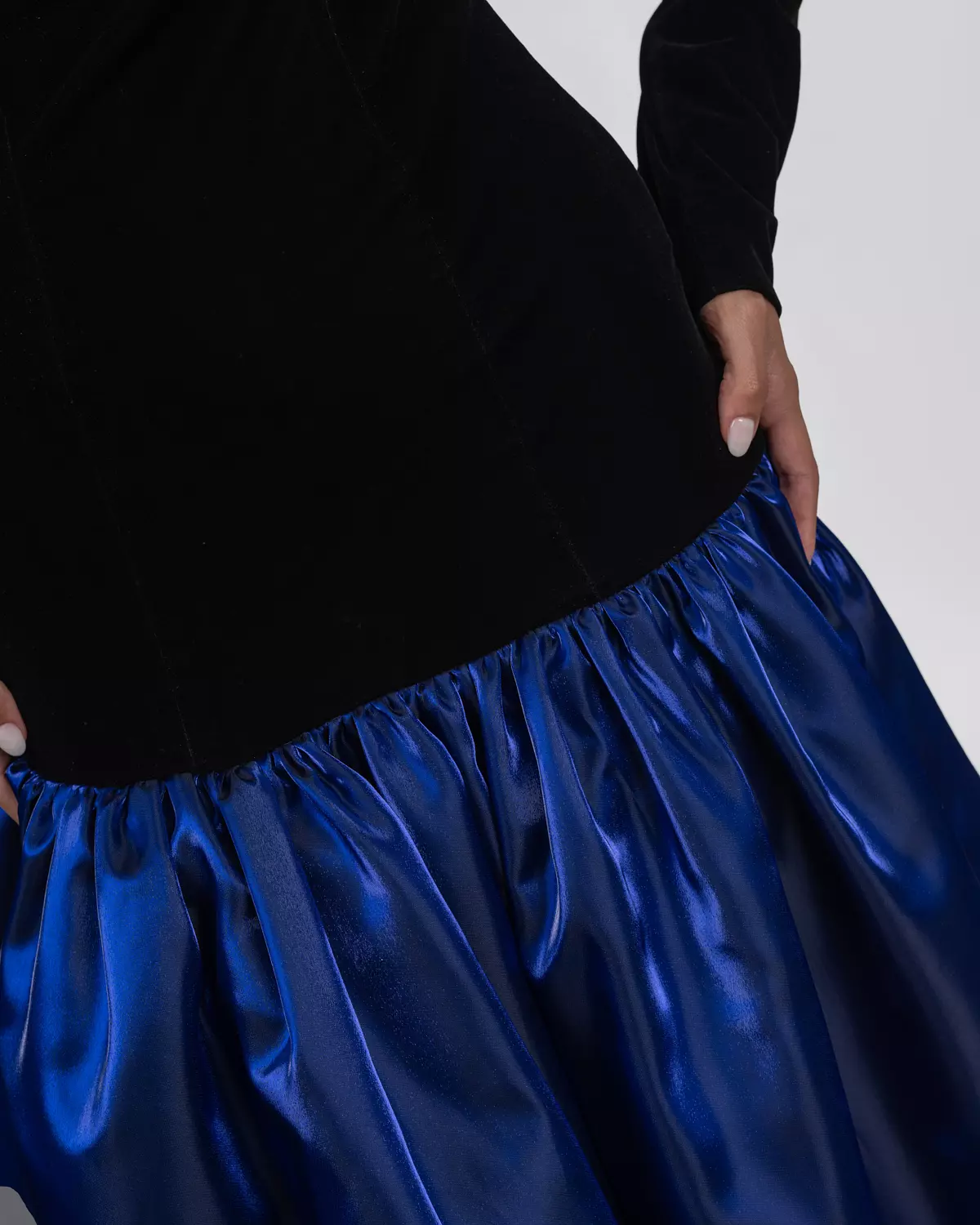 Midnight Royal Semi-Couture Dress 4