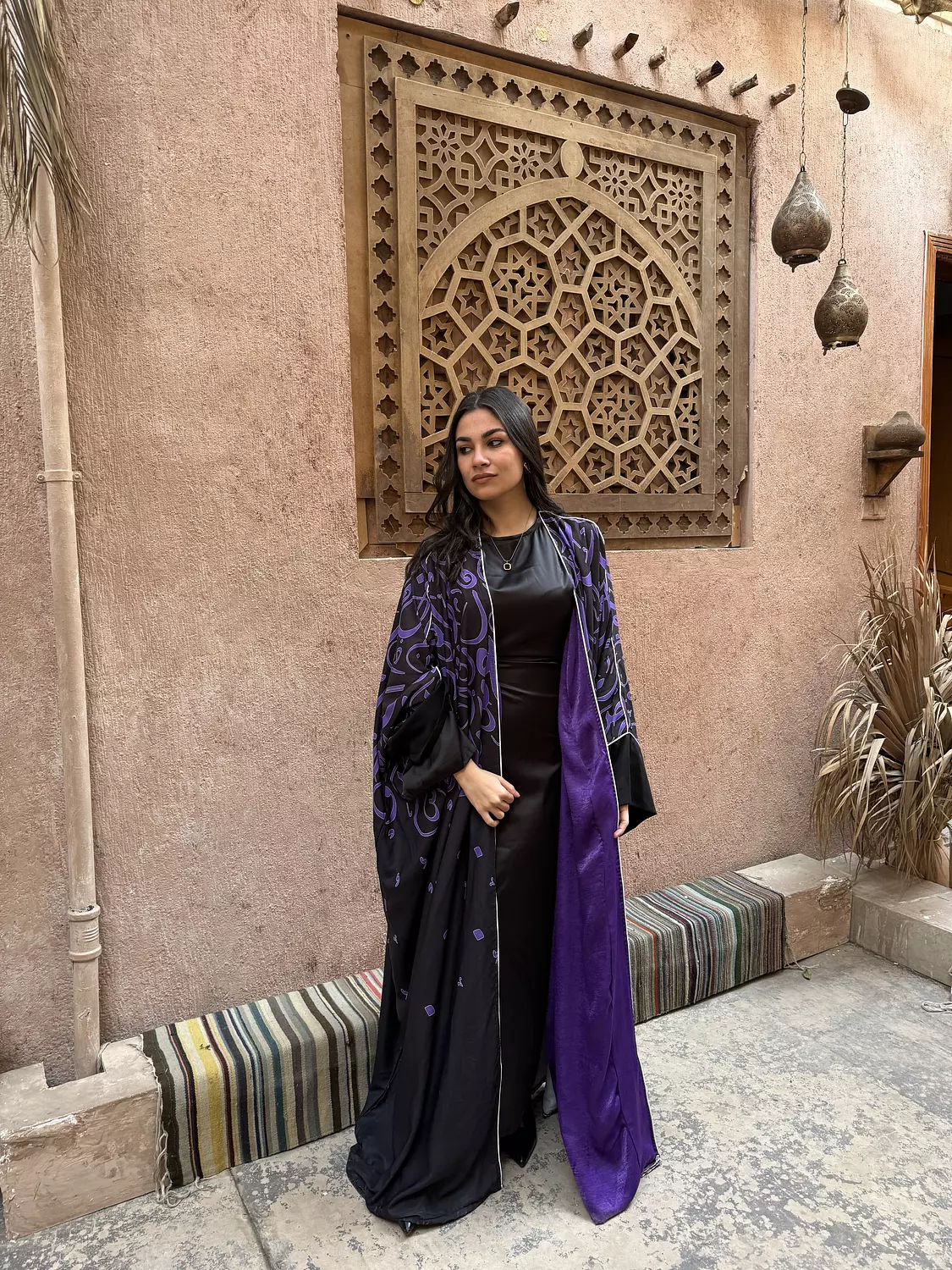 Purple Arabic Letters 7