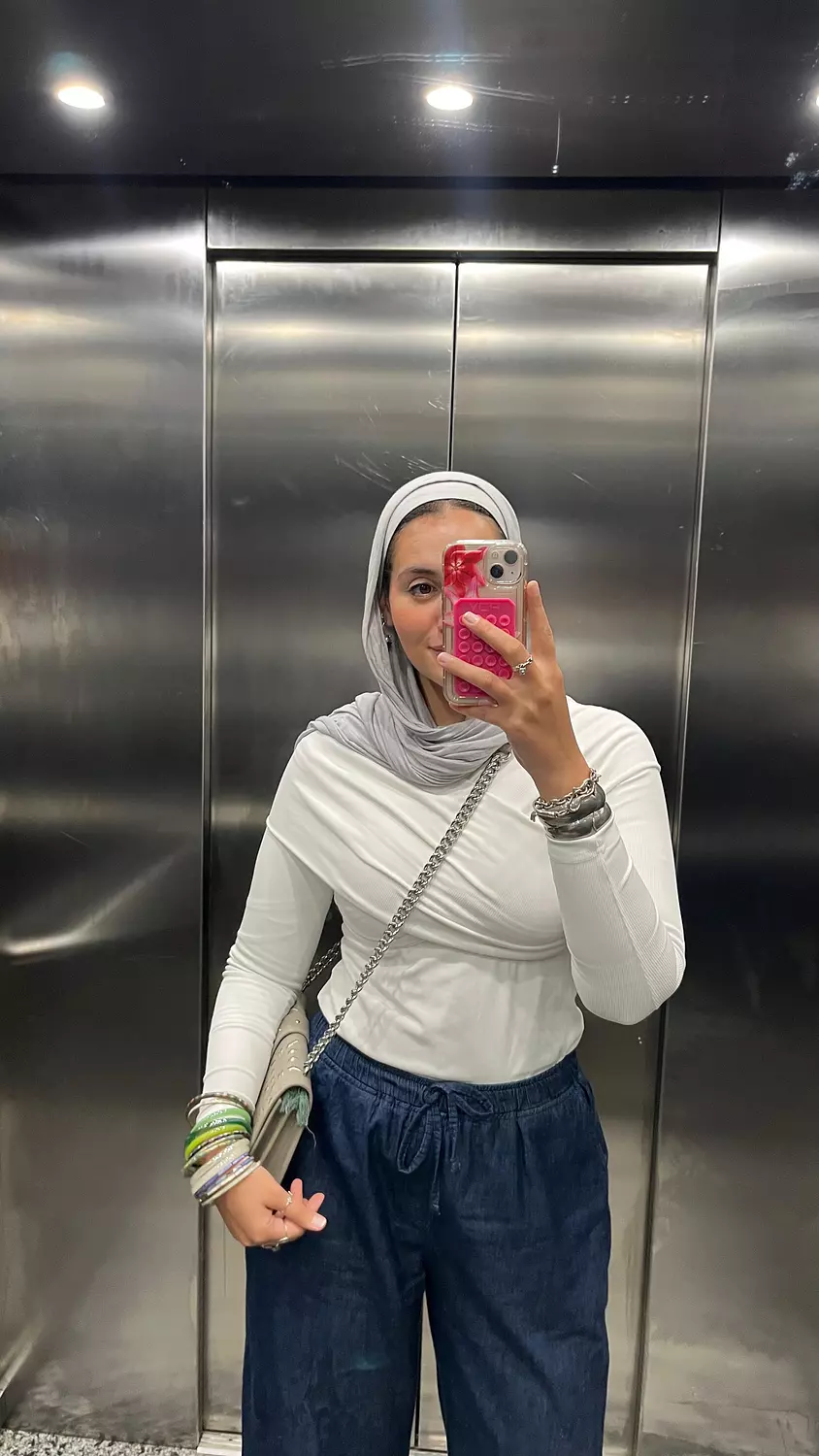 Twist Draped Top in White 1