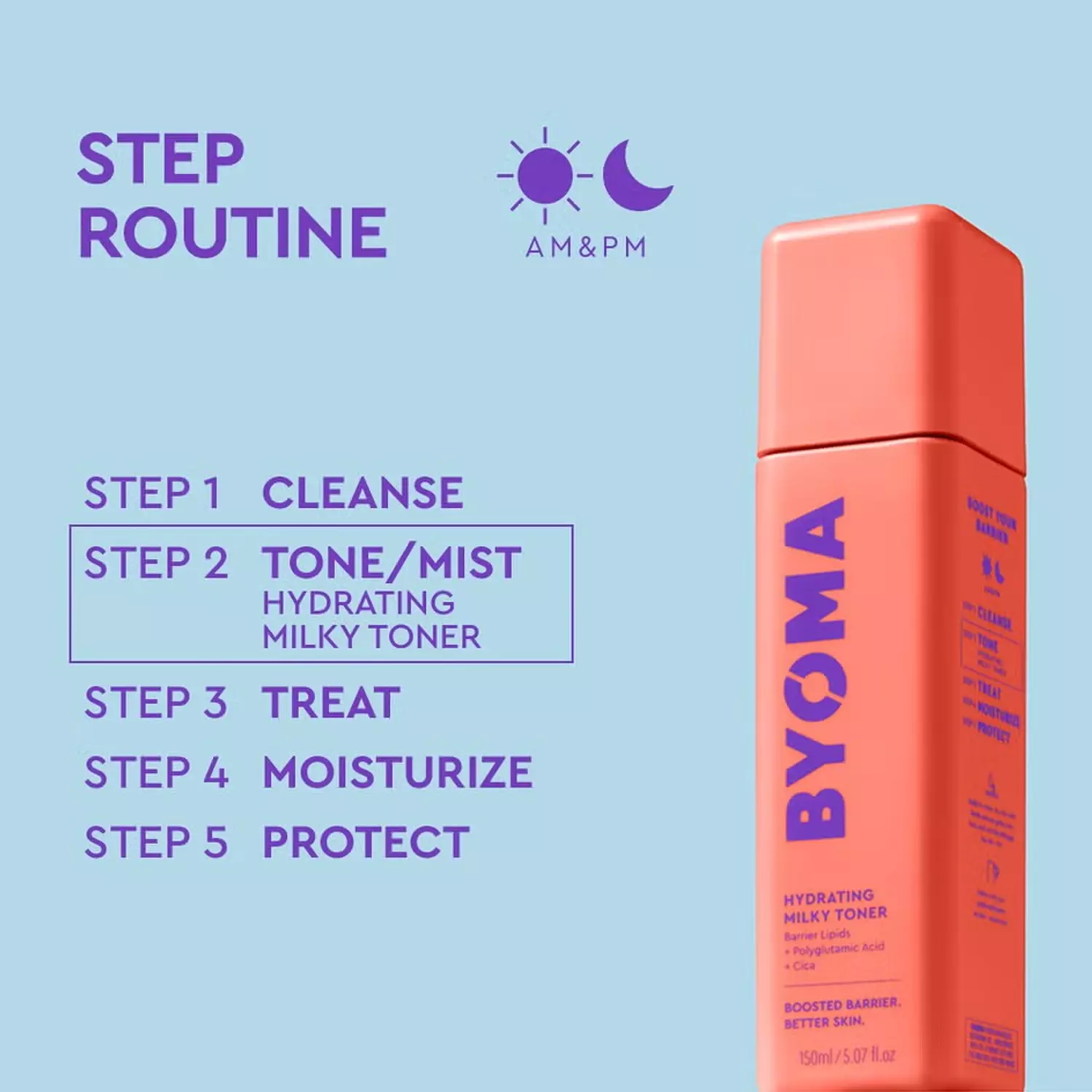 BYOMA Hydrating Milky Toner 150ml 4