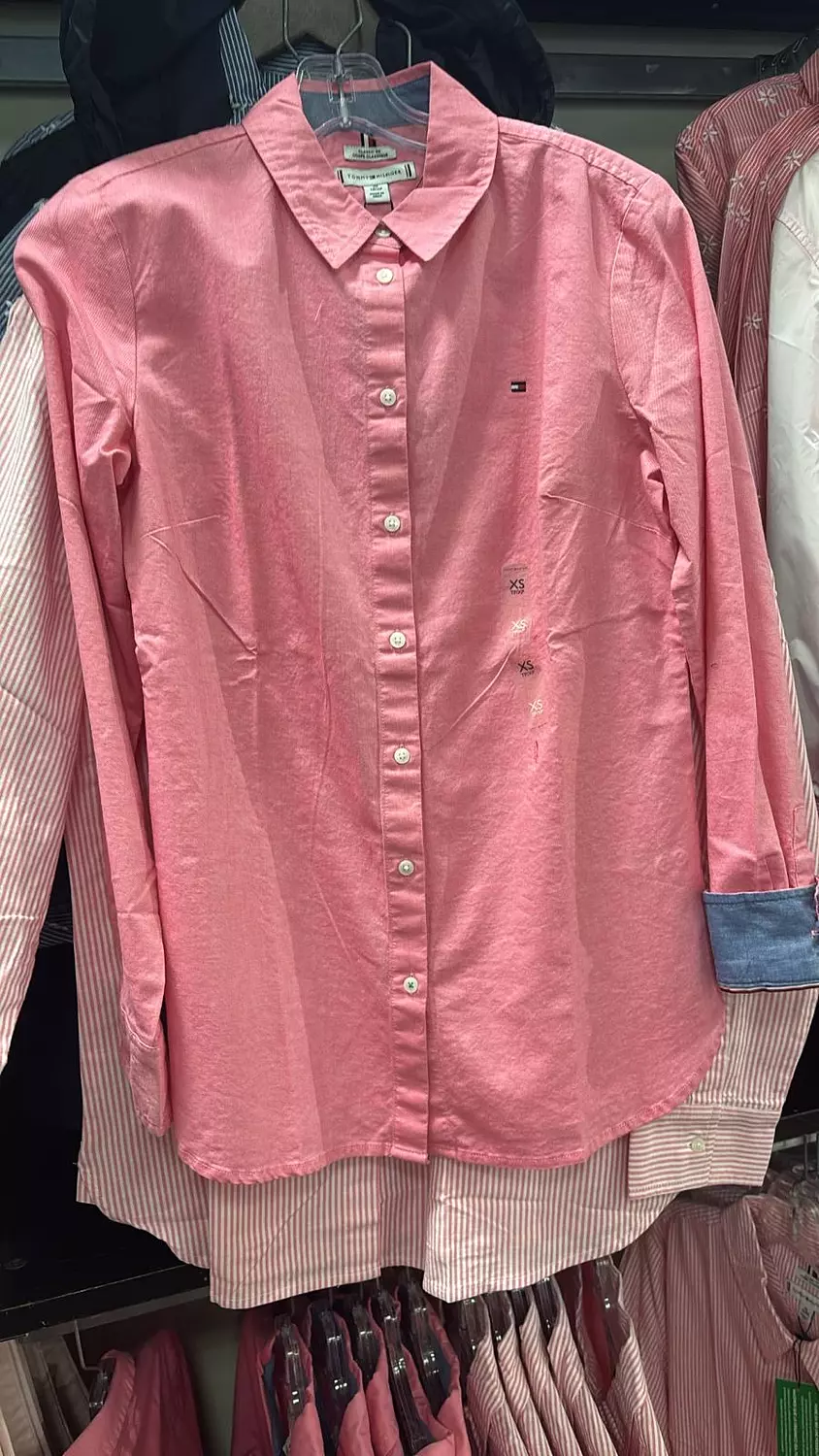 Tommy Hilfiger Women’s Classic Oxford Shirt – Pink image
