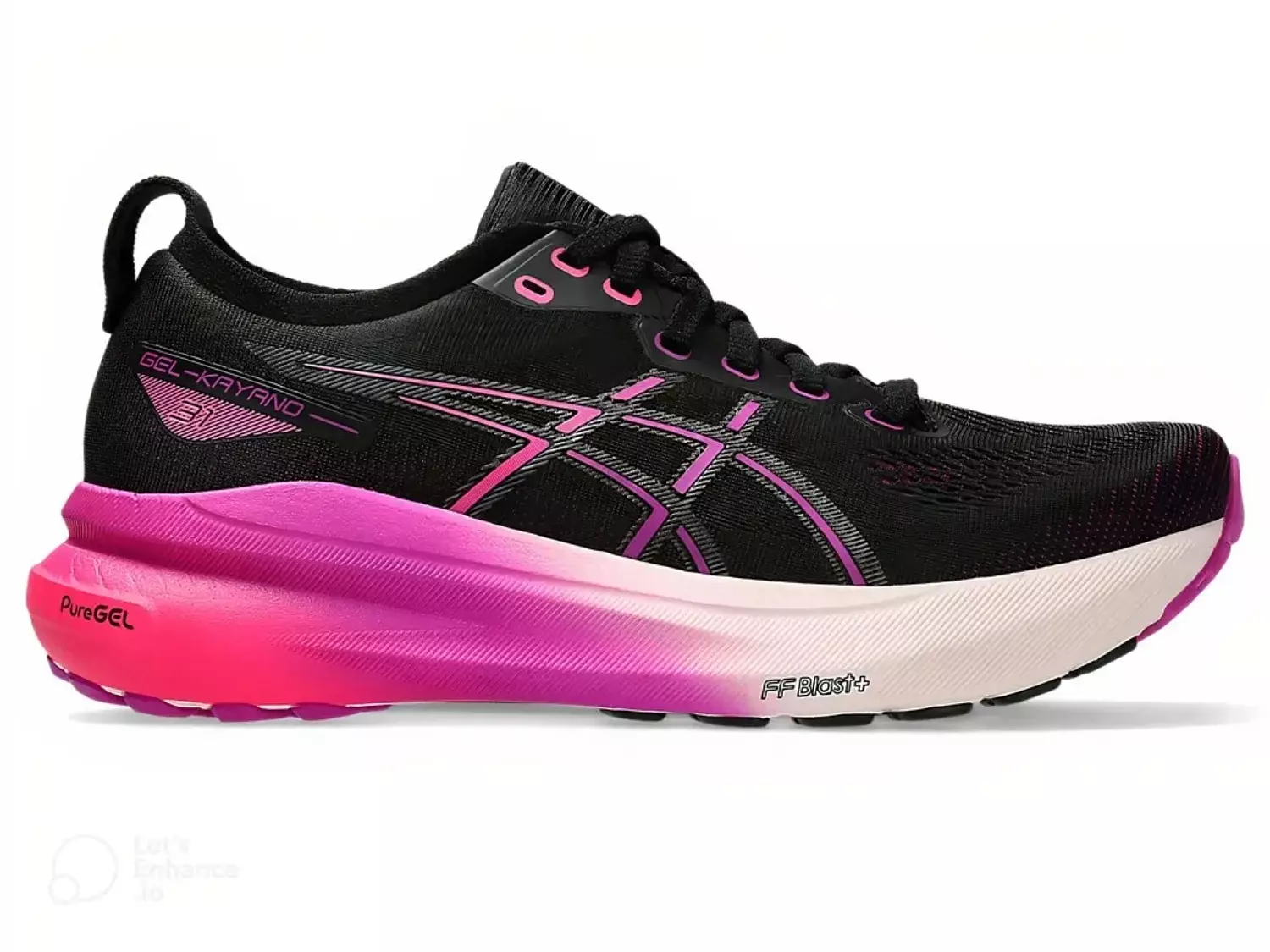 ASICS Gel-Kayano 31 Feminino – Preto/Rosa image