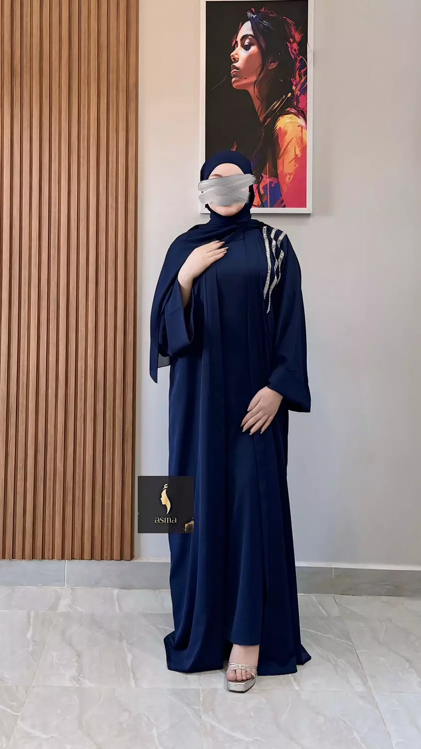 Navy Abaya 1