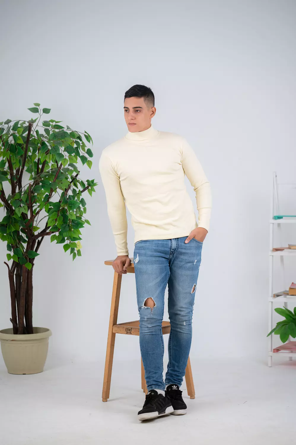 Men High Neck Top 3