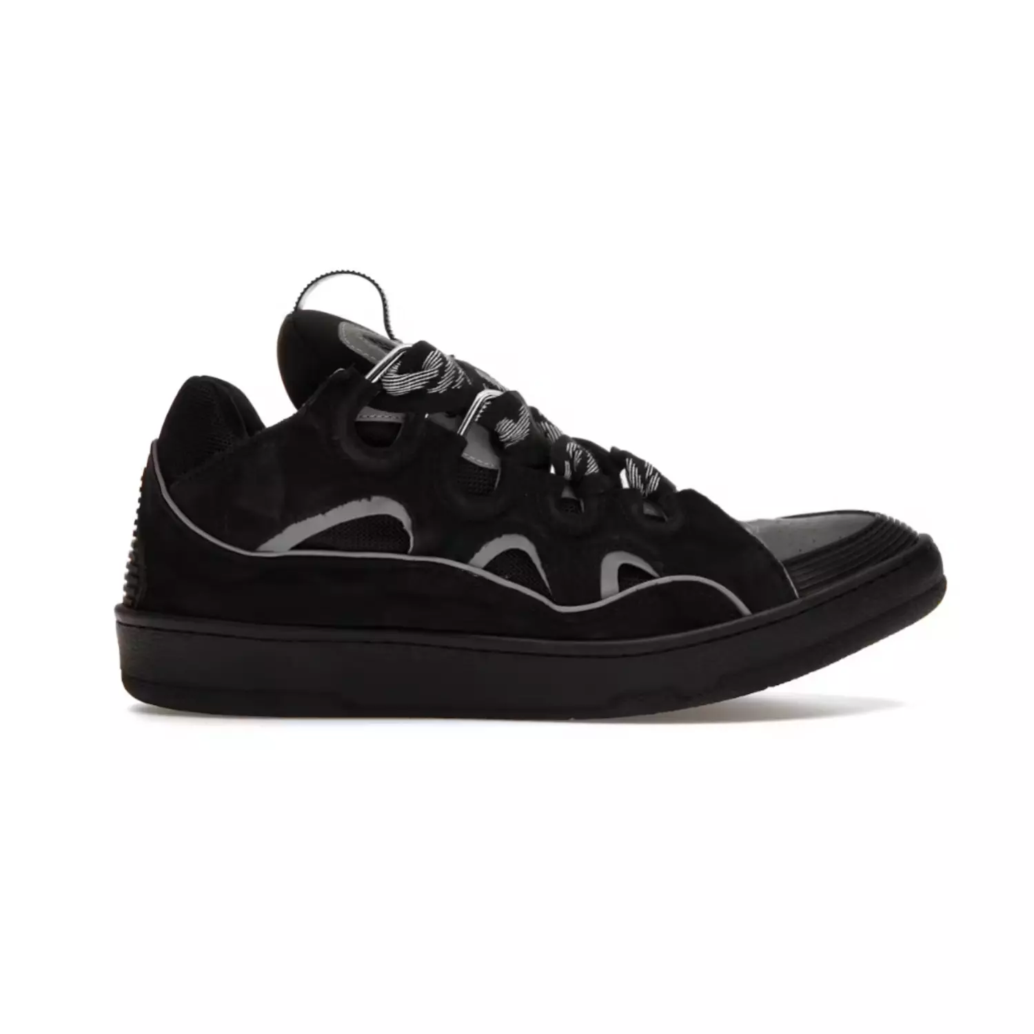 Lanvin Curb Sneaker - Black Gray  image