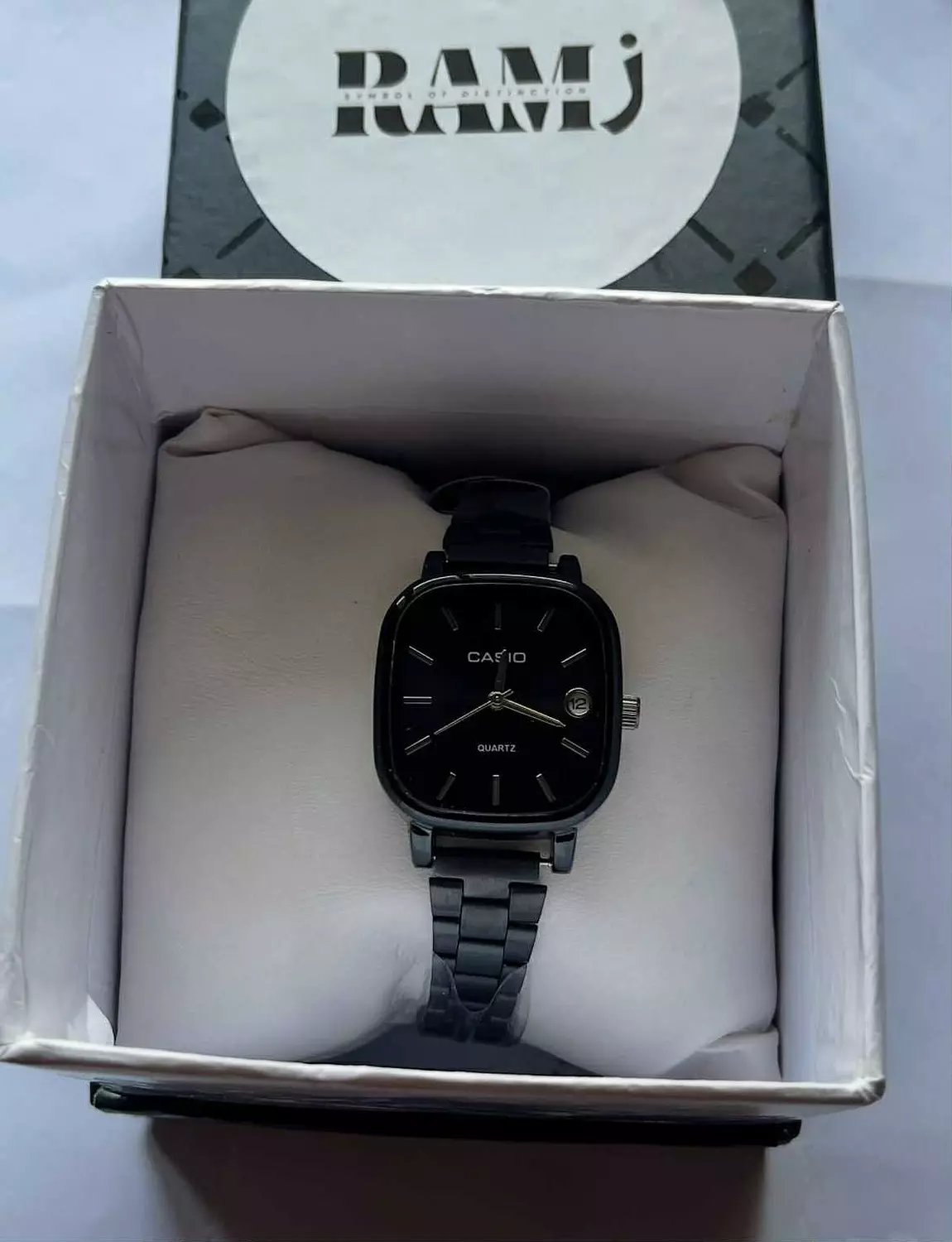 Female old money Casio Black hover image