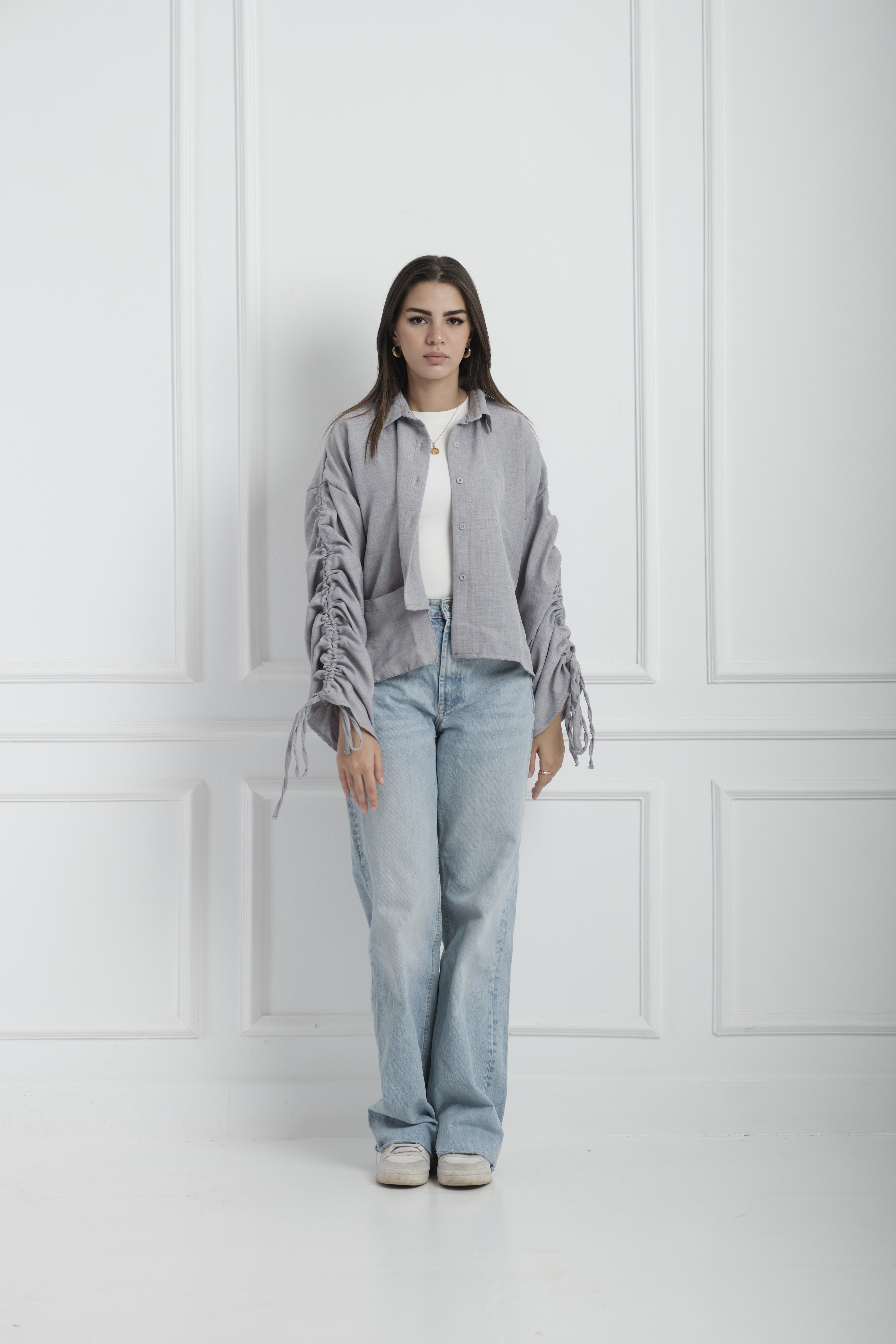Asymmetrical shirt hover image