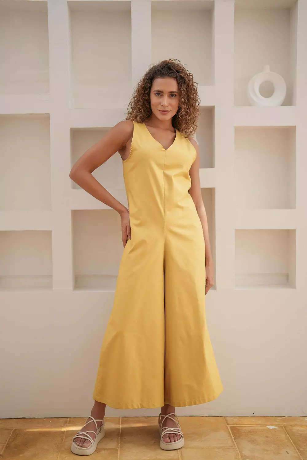 Never Better Jumpsuit Mustard hover image