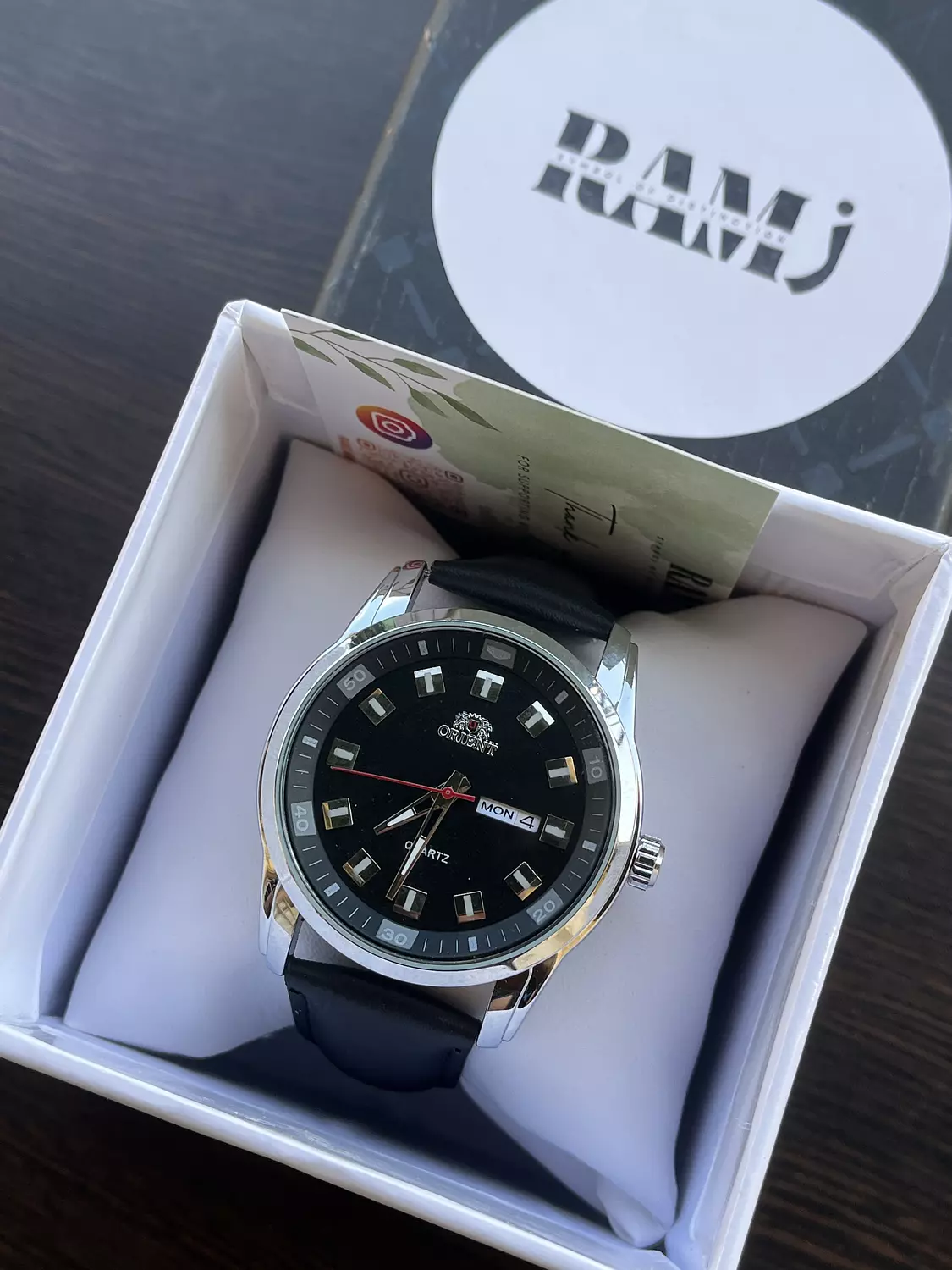 Black leather orient 4