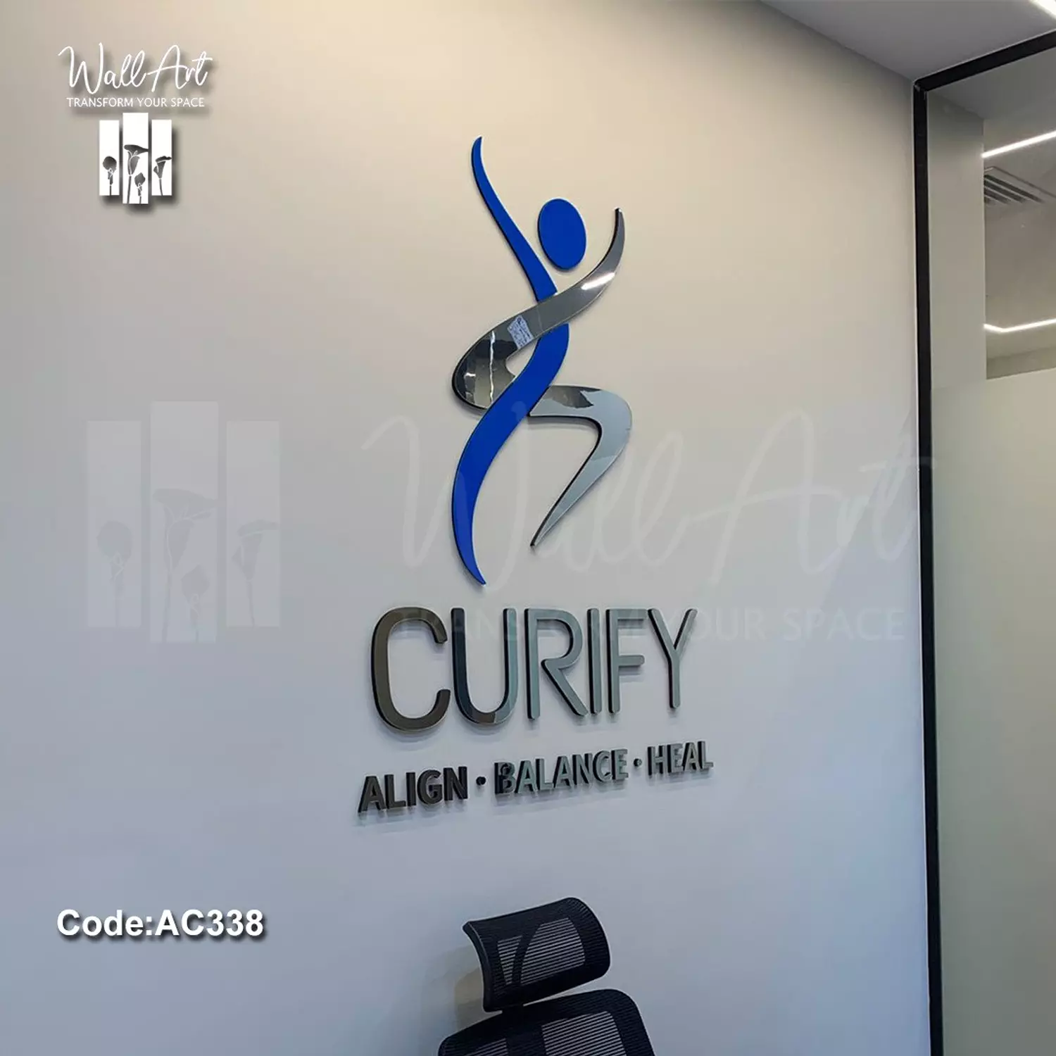 AC338- Coloured Acrylic Logo  image