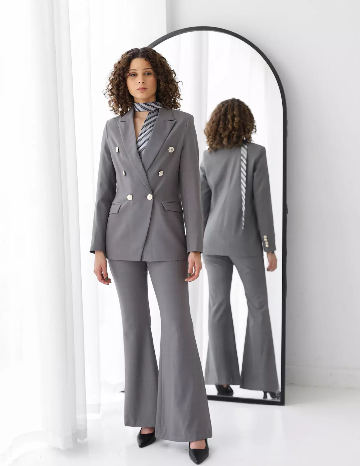 Gray Breeze double breasted blazer  7