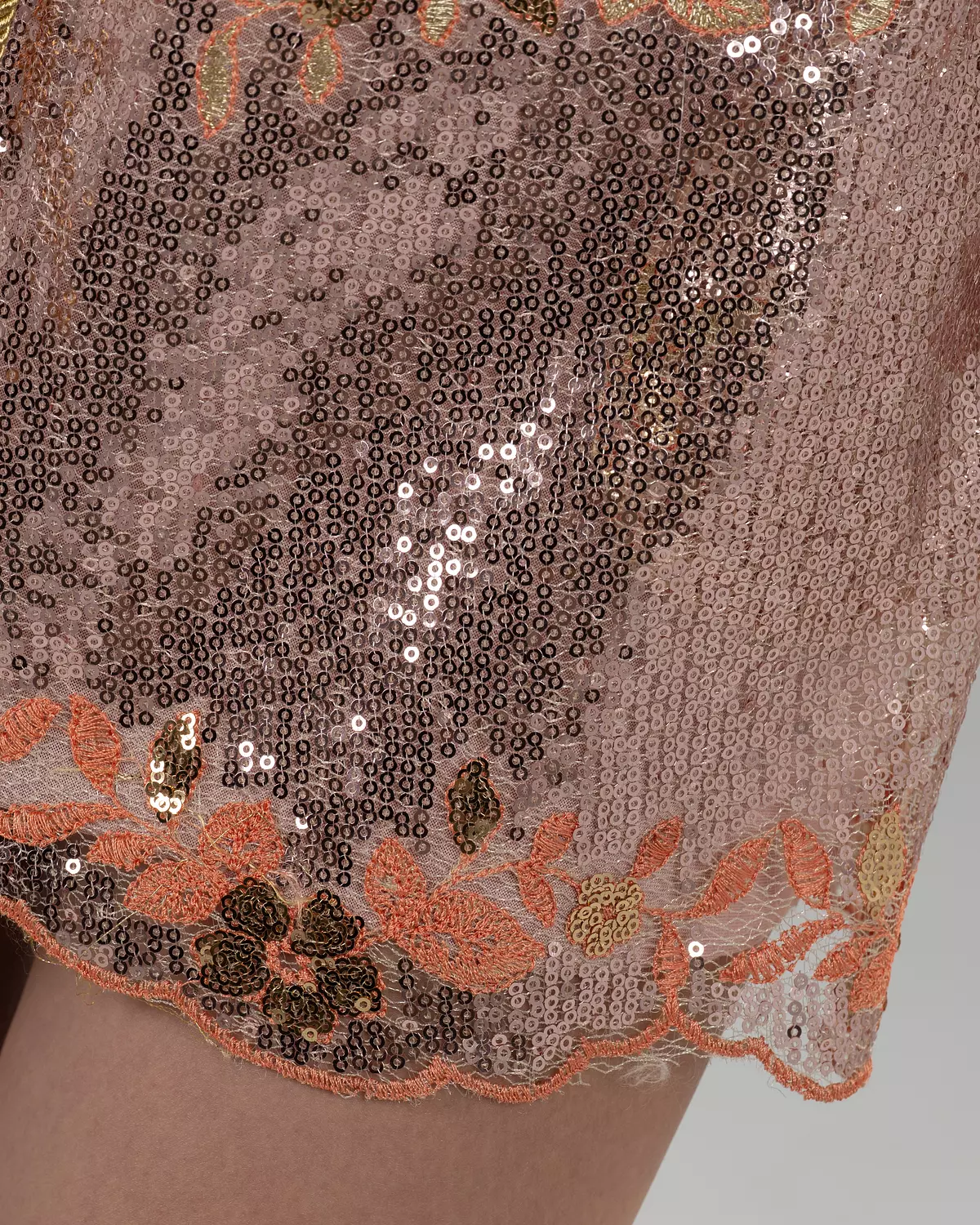 Vibrant Bois De Rose Sequin Dress 4