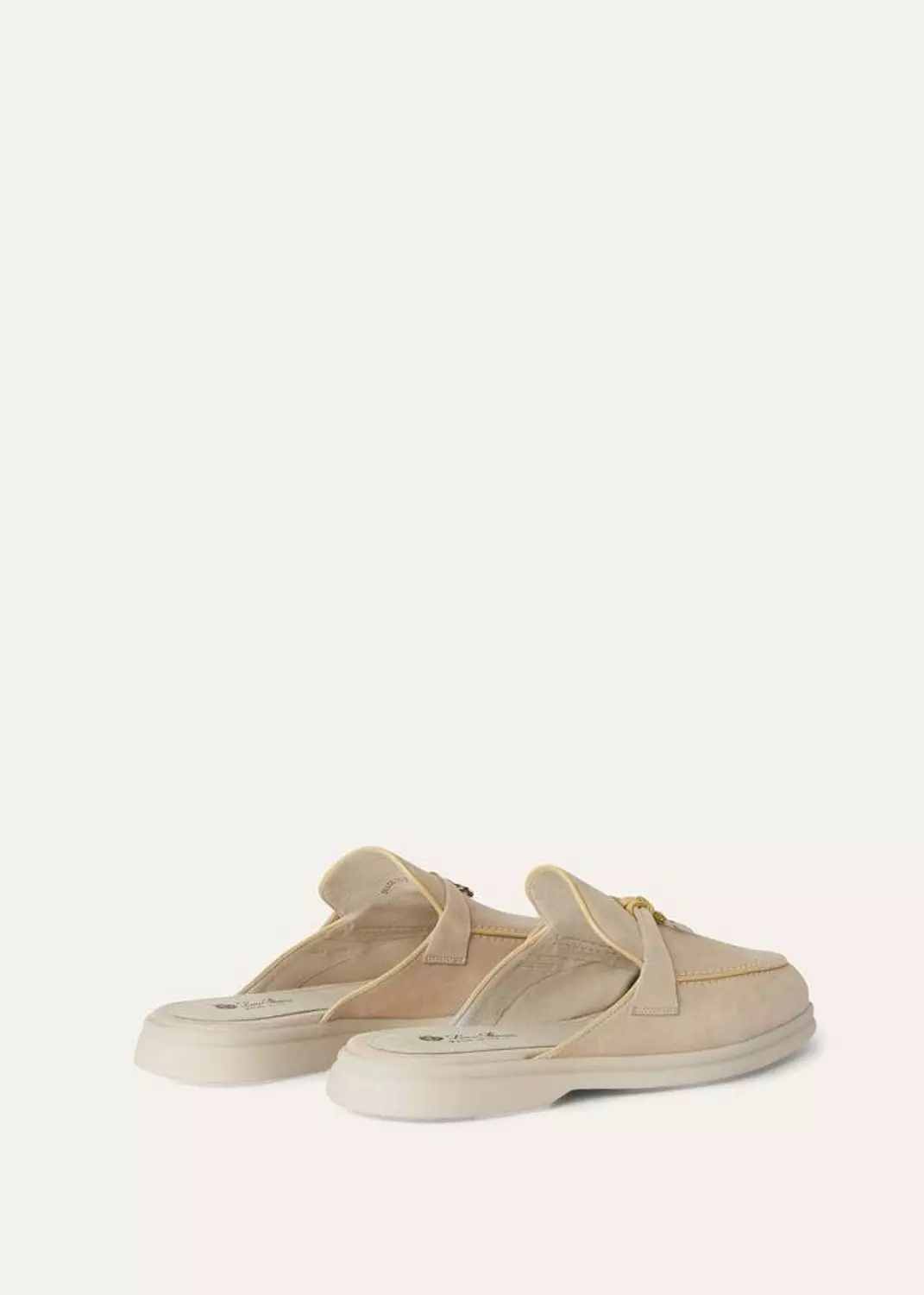 Babouche Charms Walk Loafer Suede Linen | Loro Piana 1