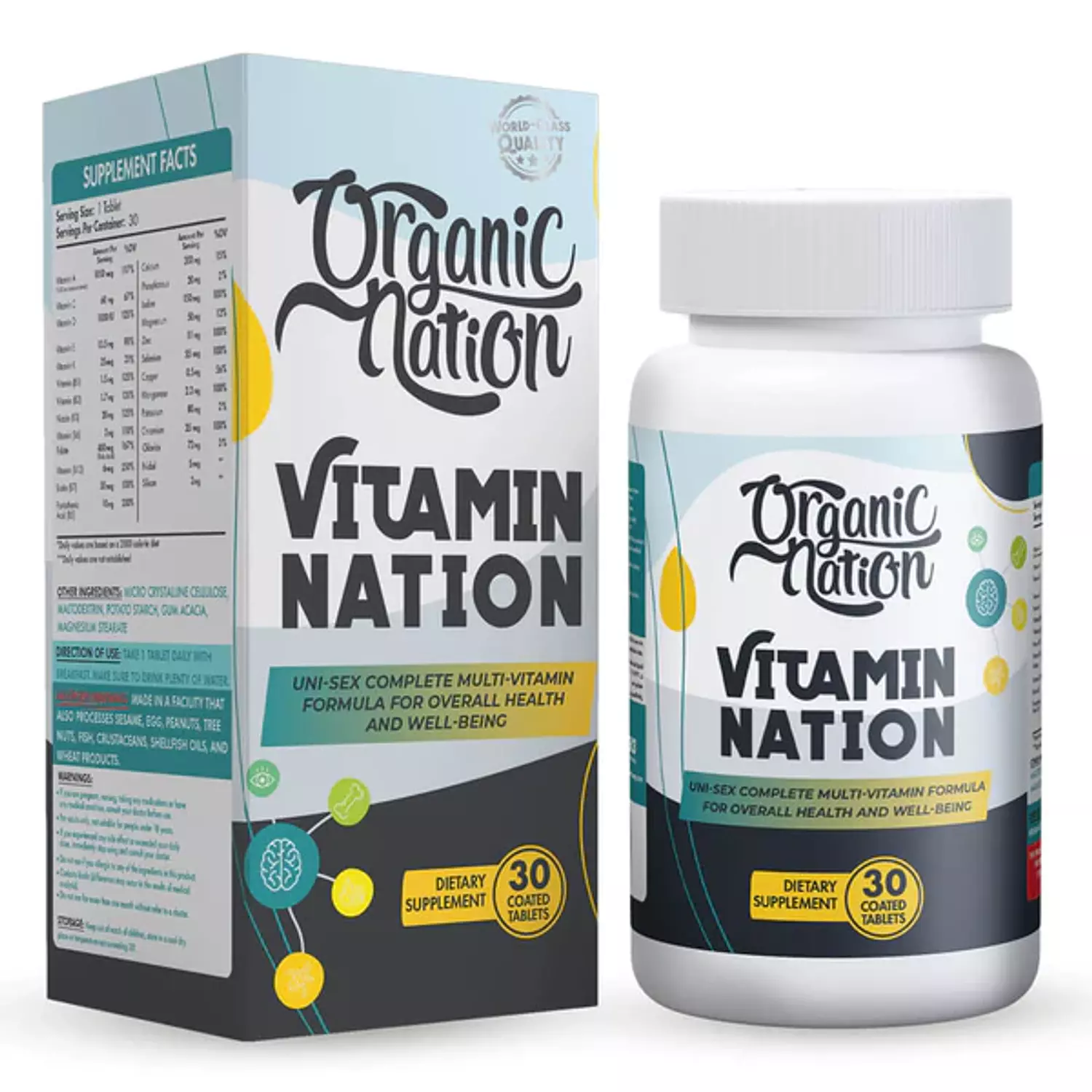 Organic Nation vitamin Nation 30serv hover image
