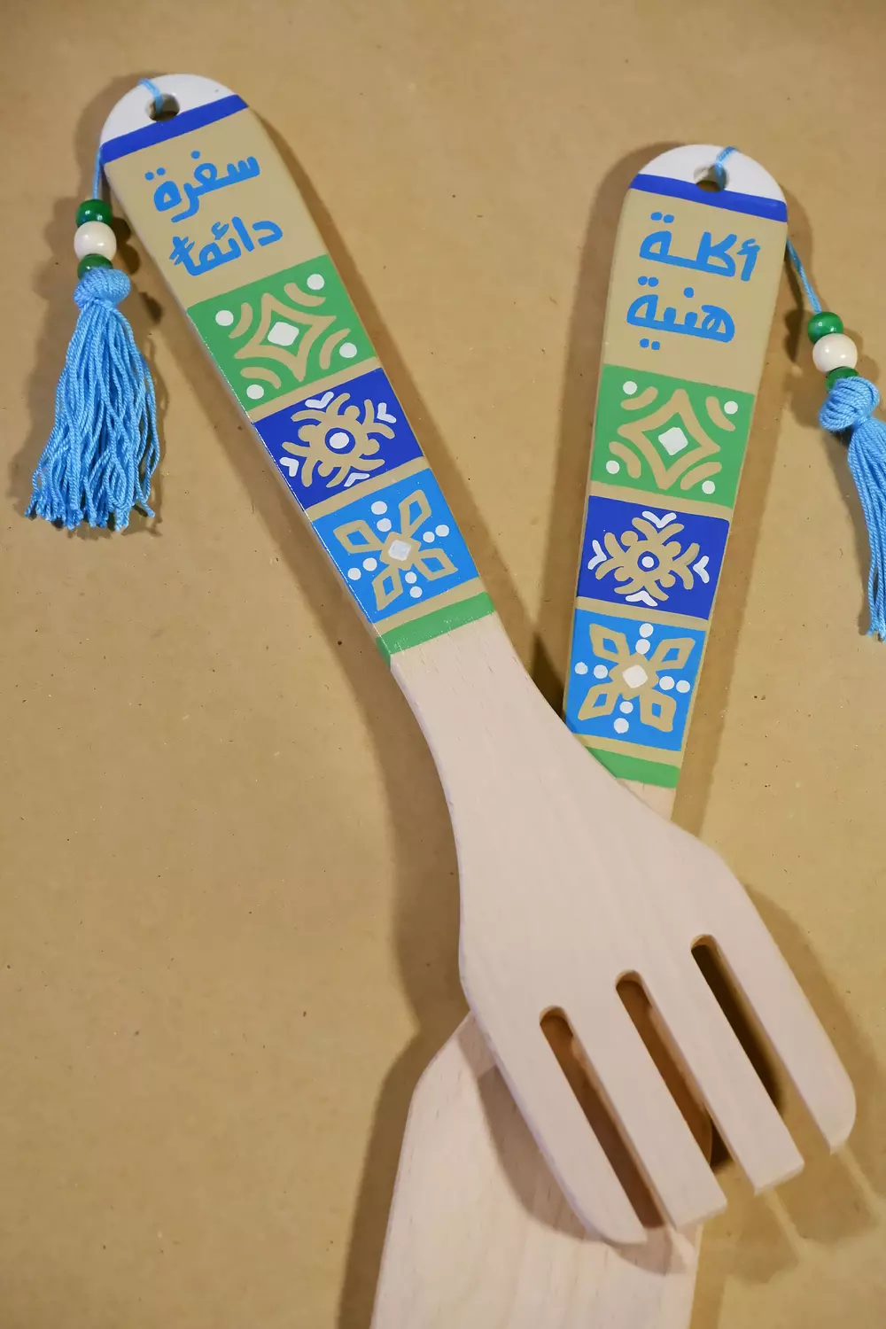 green  Fork & spoon 003 image
