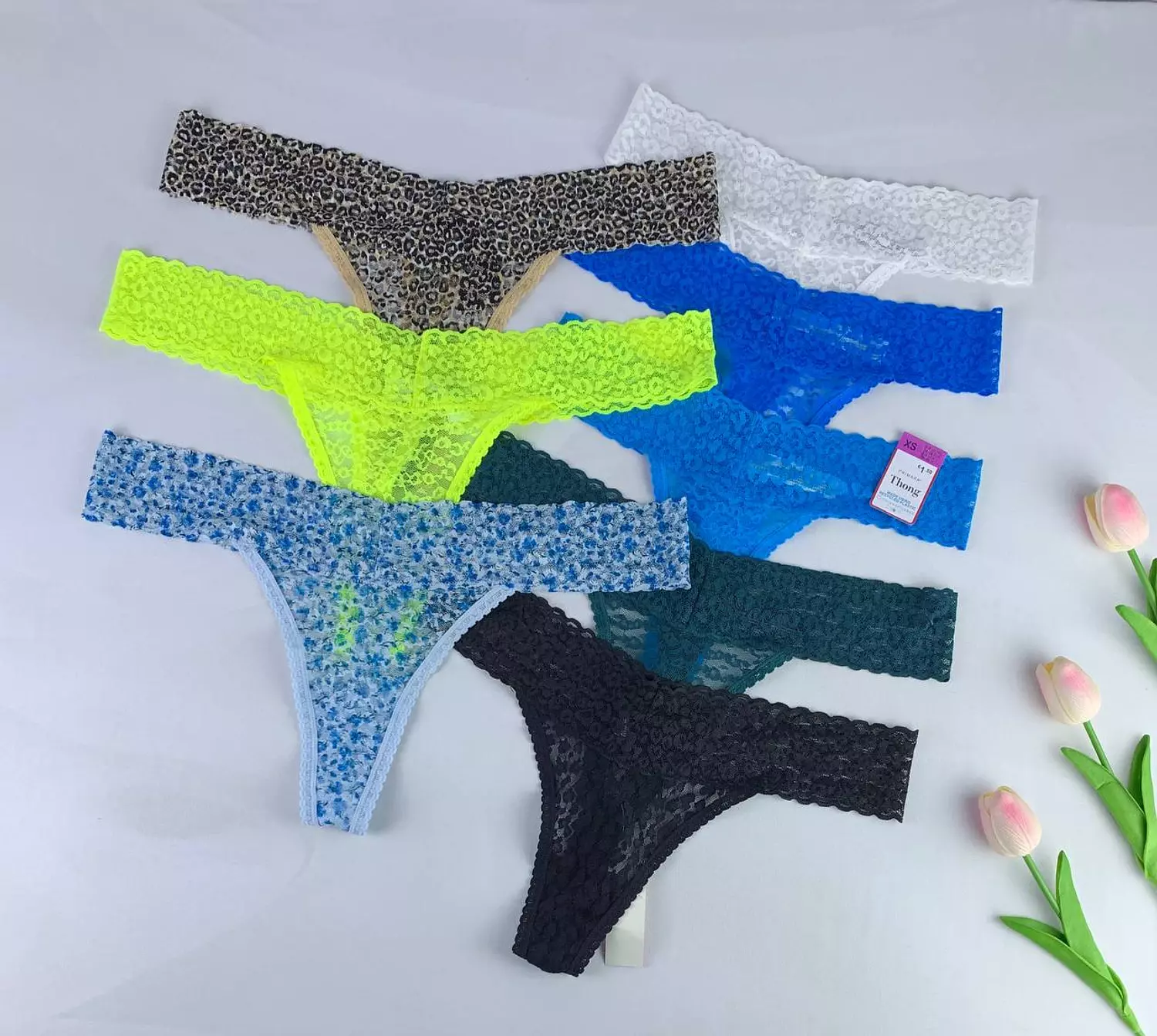 Lace lingerie panty thong from primark uk xxs ..xs 1